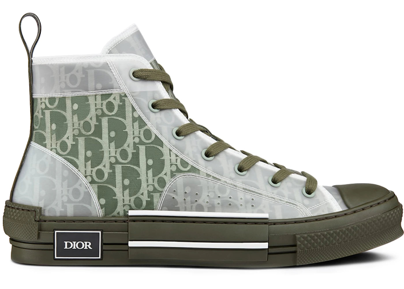 dior b23 olive oblique canvas