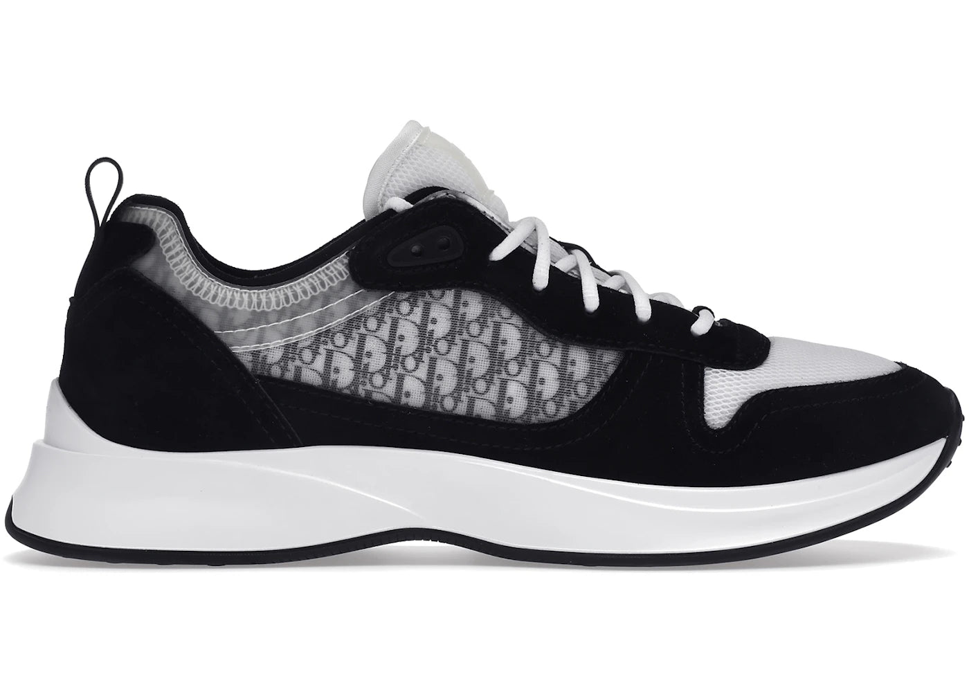 dior b25 oblique runner sneaker black suede
