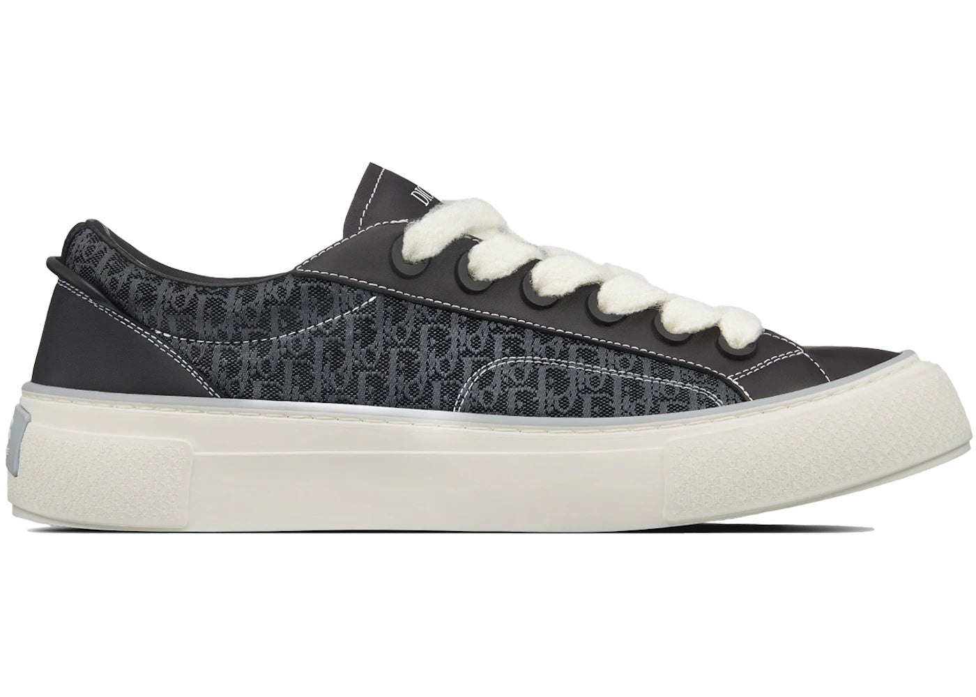 dior b33 sneaker black smooth calfskin oblique jacquard