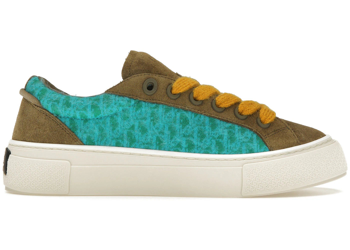 dior b33 sneaker oblique turquoise brown