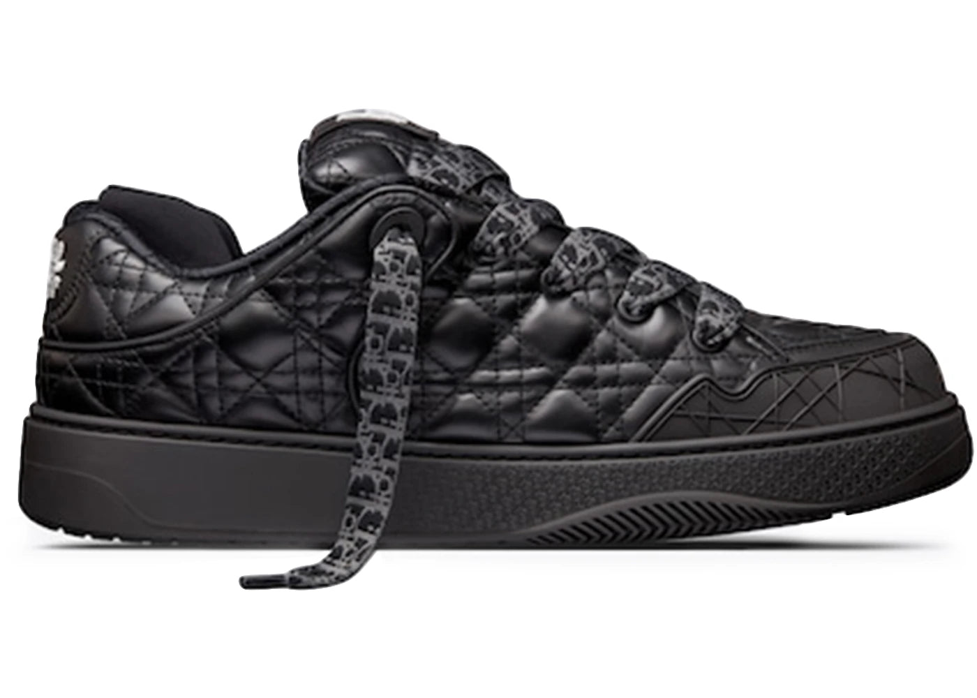 Dior B9S Skater Erl Black Quilted Cannage Calfskin