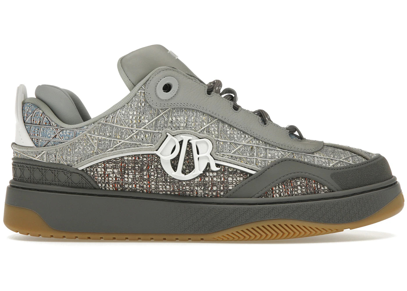 dior b9s skater tweed deep gray blue (numbered)