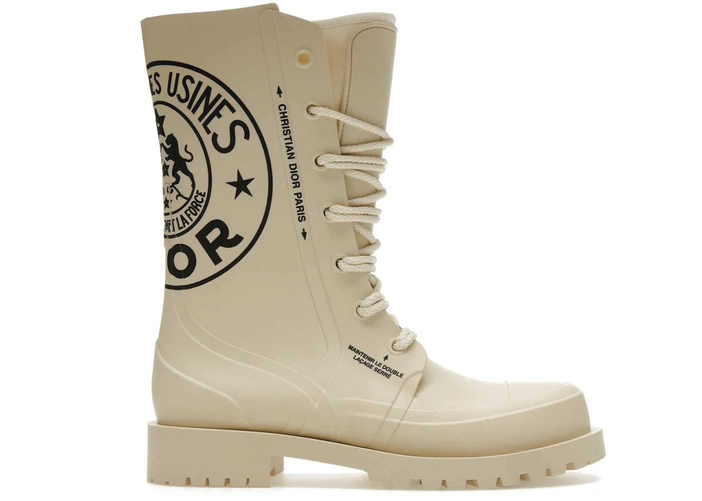 Dior Diorcamp Ankle Boot Beige Dior Union Rubber (Women'S)