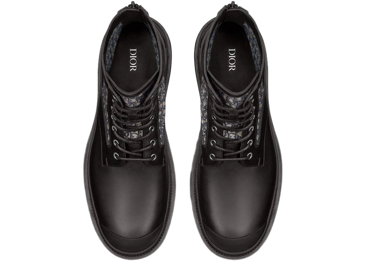 Dior Explorer Ankle Boot Black Beige Dior Oblique Jacquard