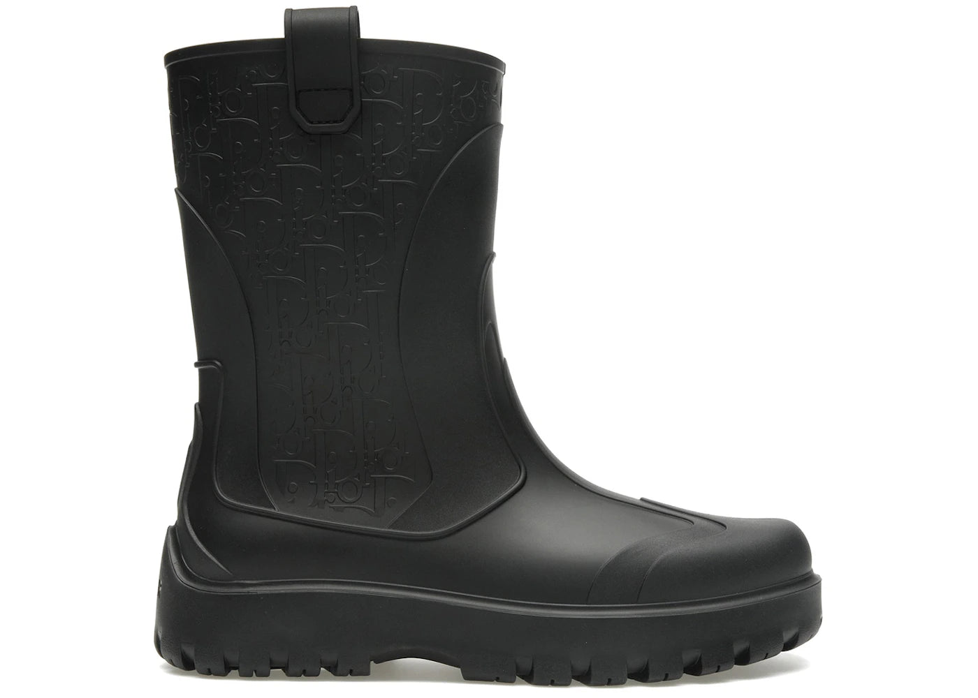 dior garden boot rubber black