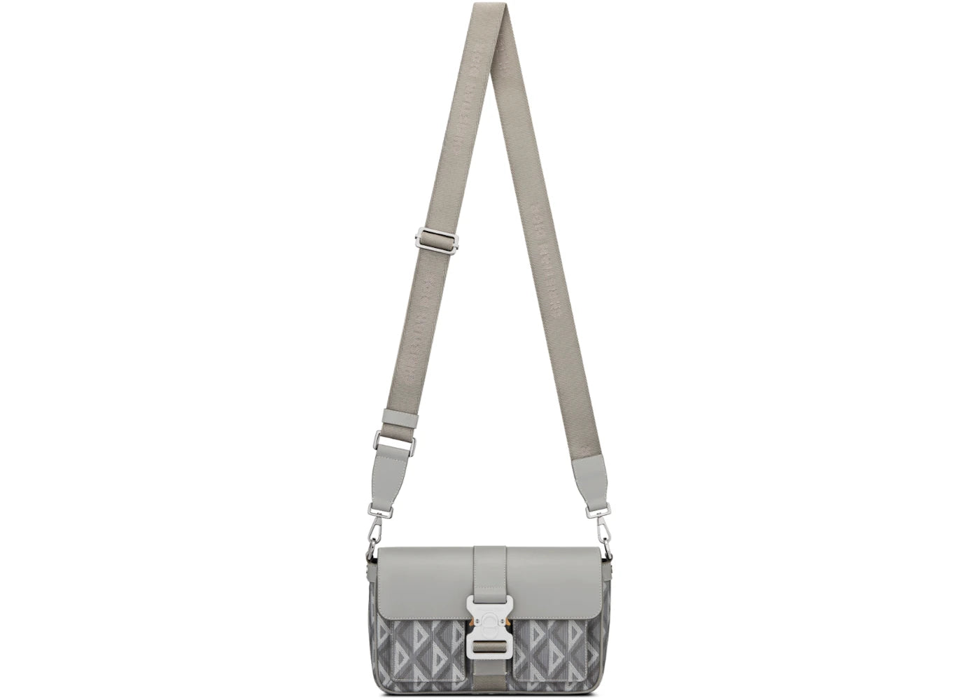 Dior Hit The Road Shoulder Bag Diamond Cd Grey
