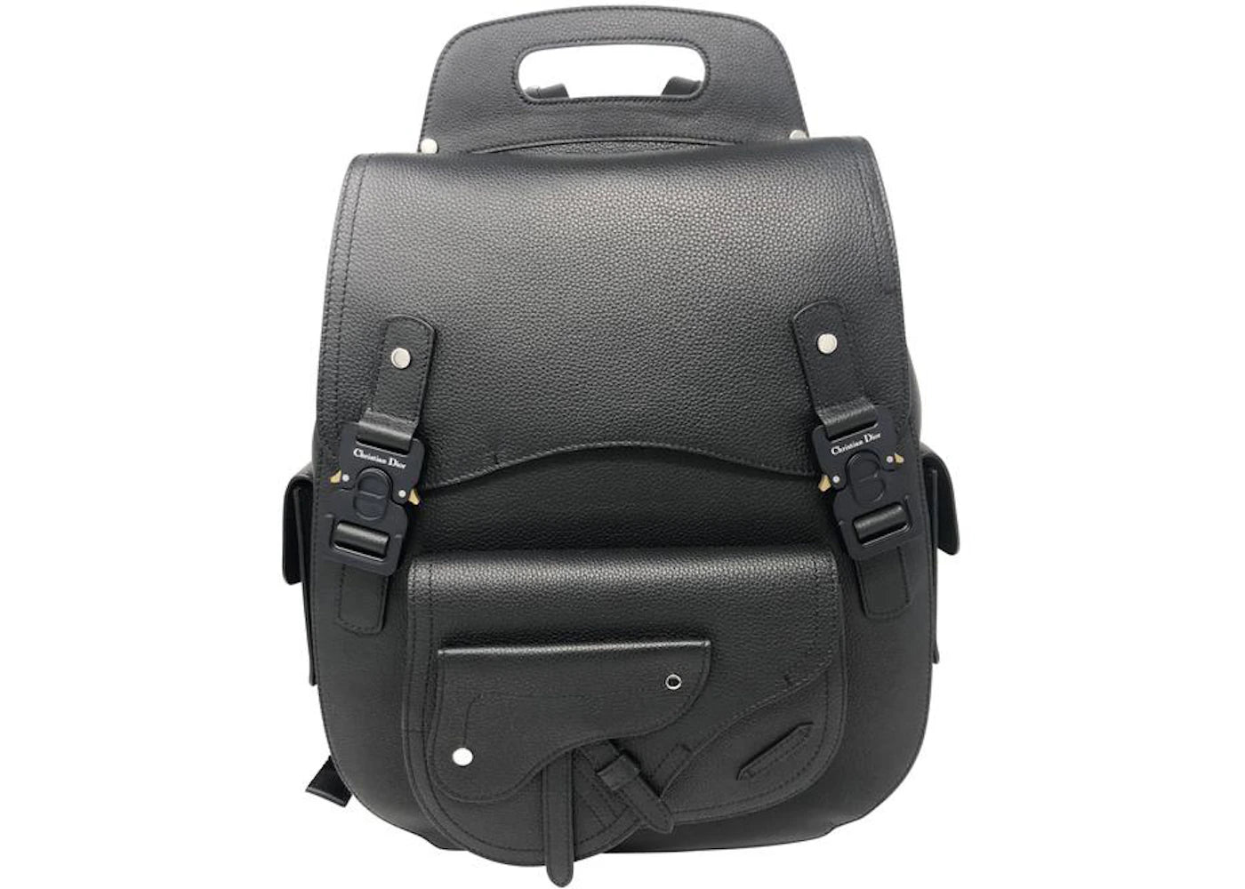 diorhomme soft leather backpack Dior Homme Saddle Backpack Large Black – Kicks Machine