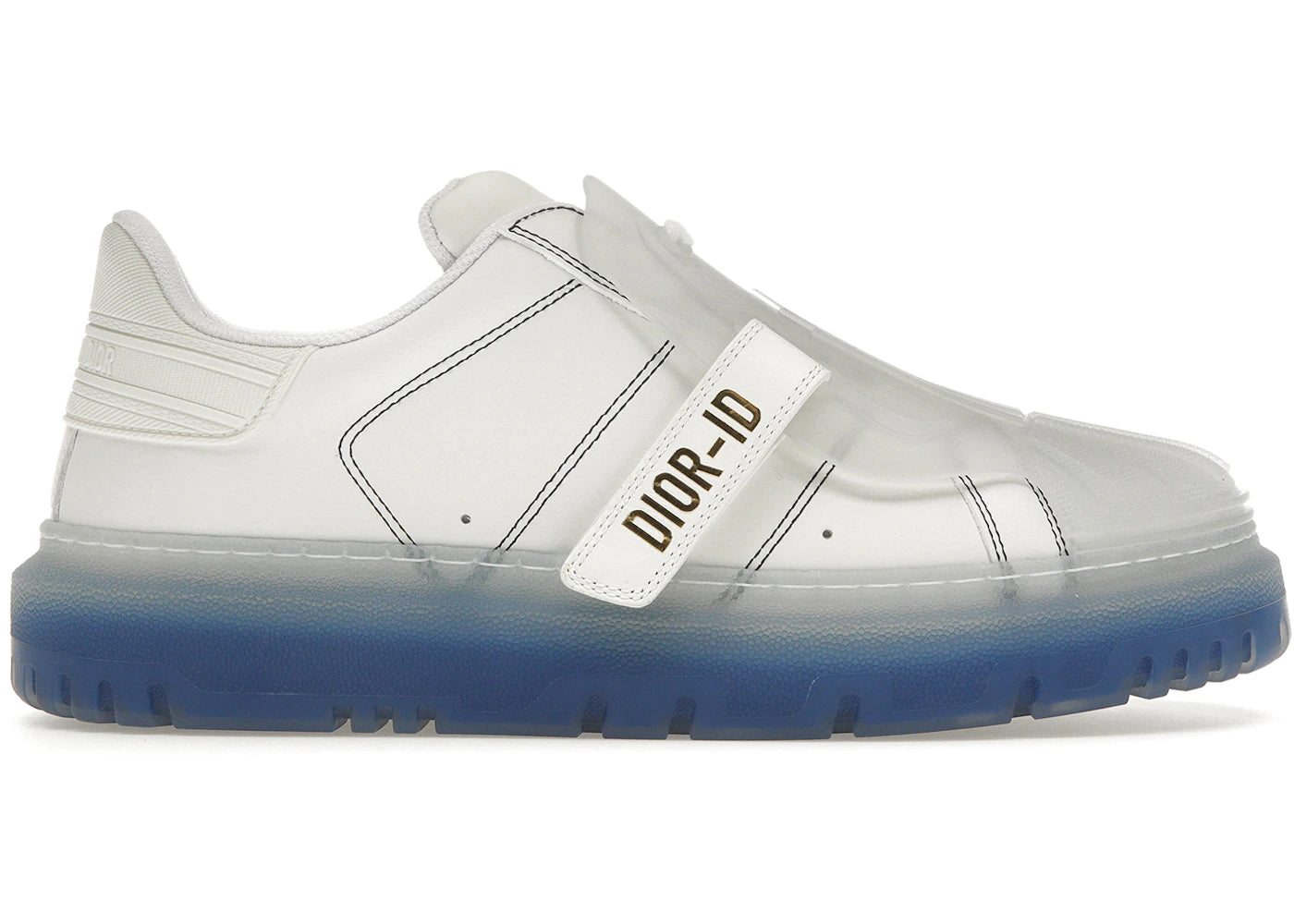 dior id white deep blue transparent rubber (women's)