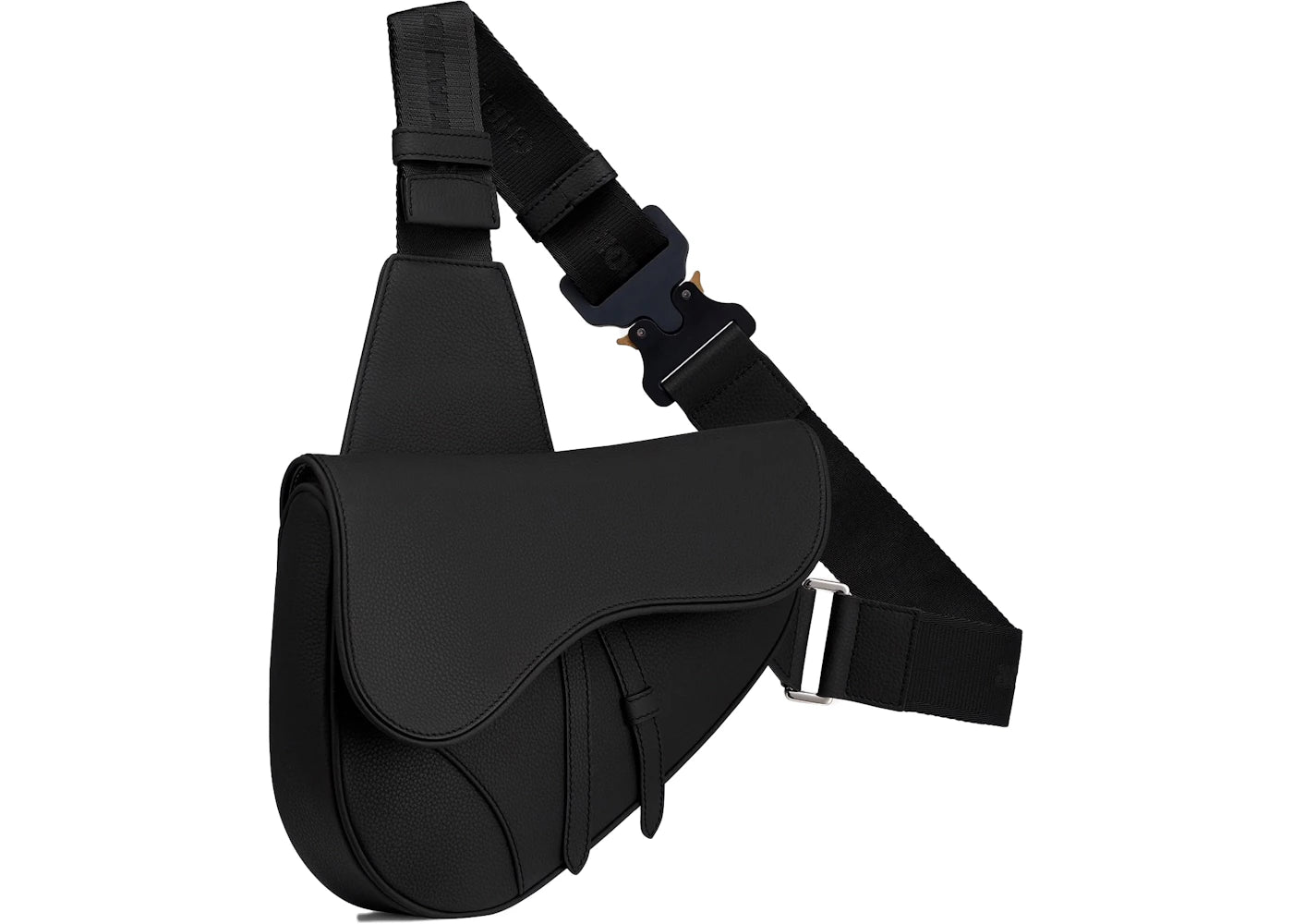 Dior Saddle Bag Grained Calfskin Black