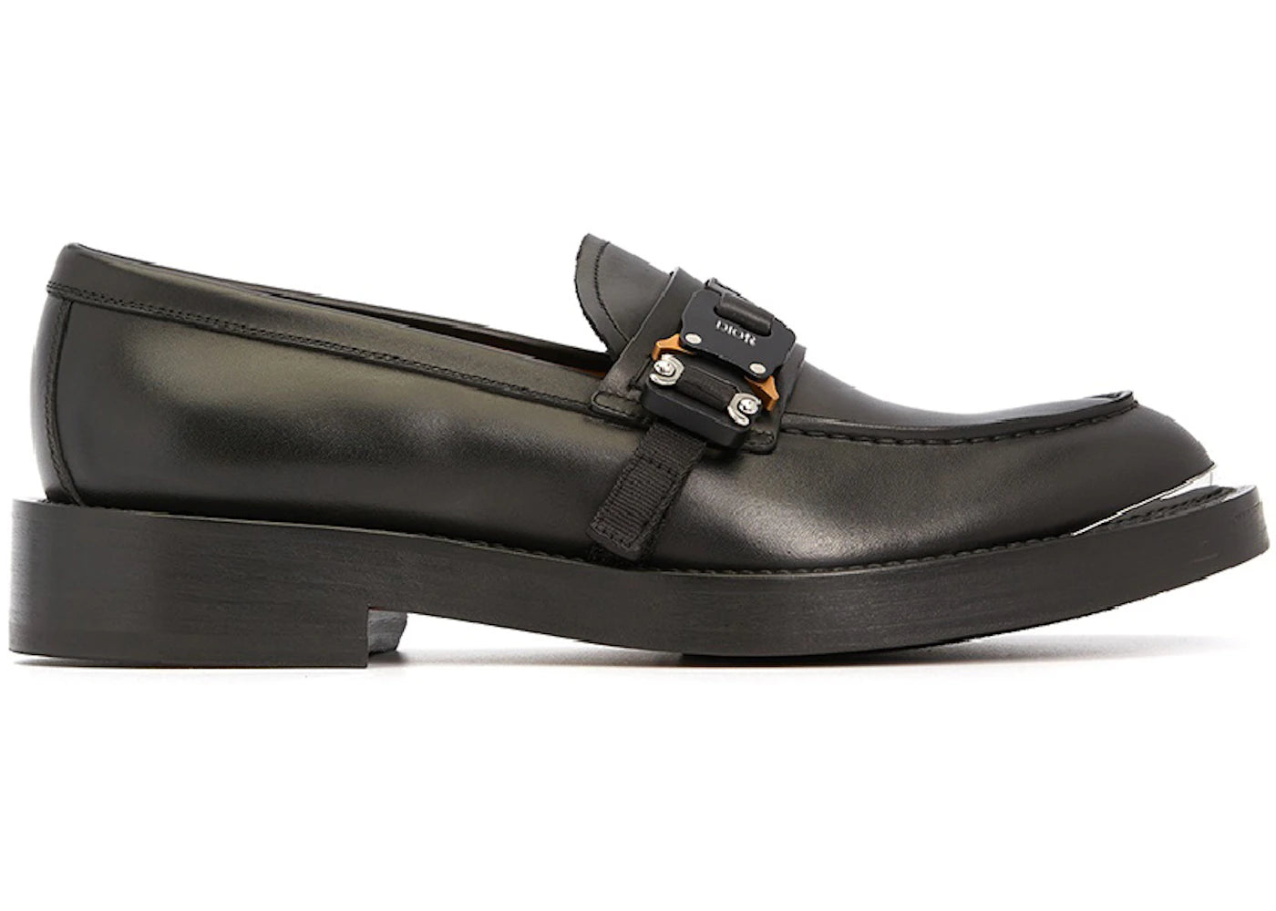 dior smooth calfskin evidence loafer black