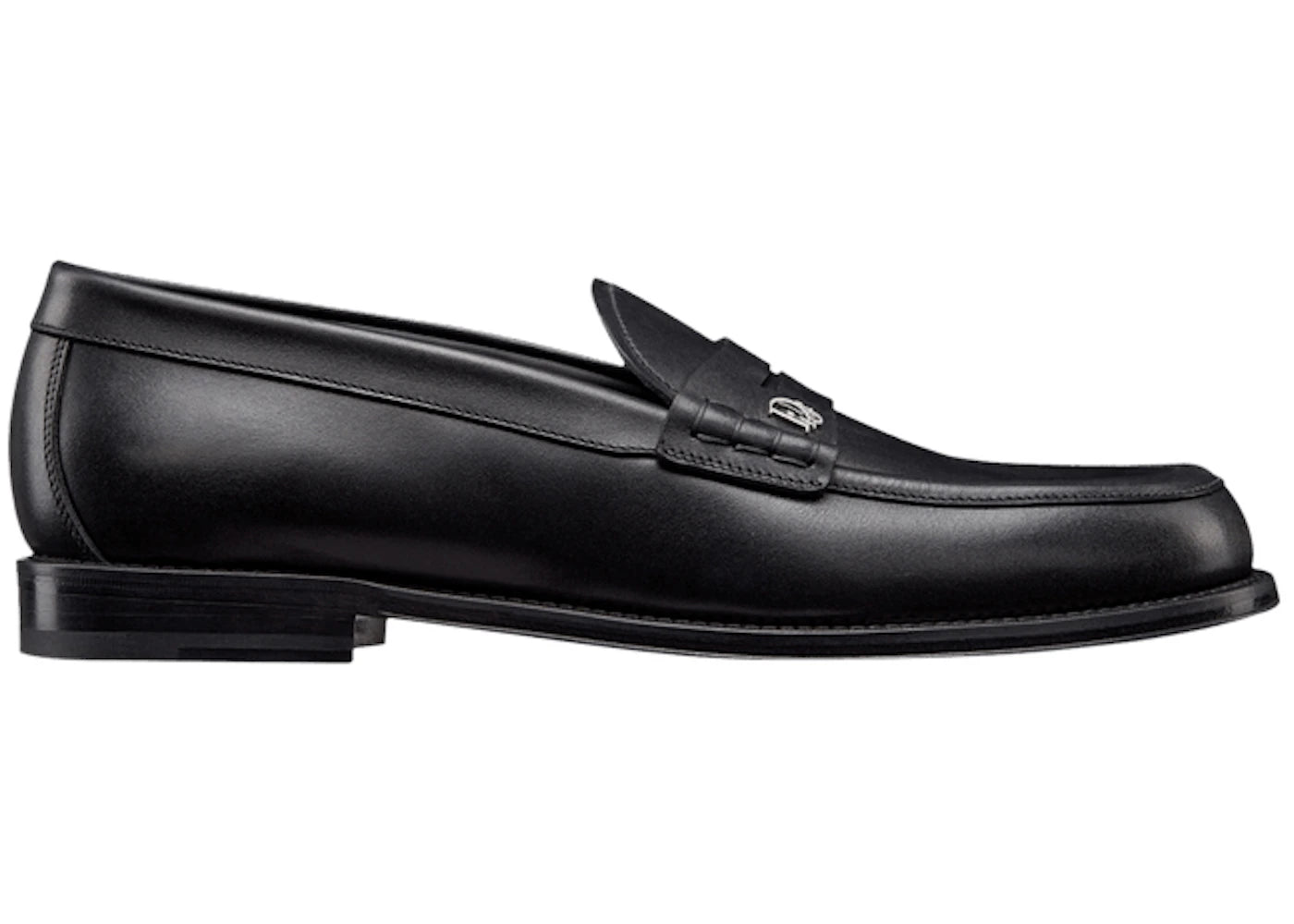 dior smooth calfskin granville loafer black