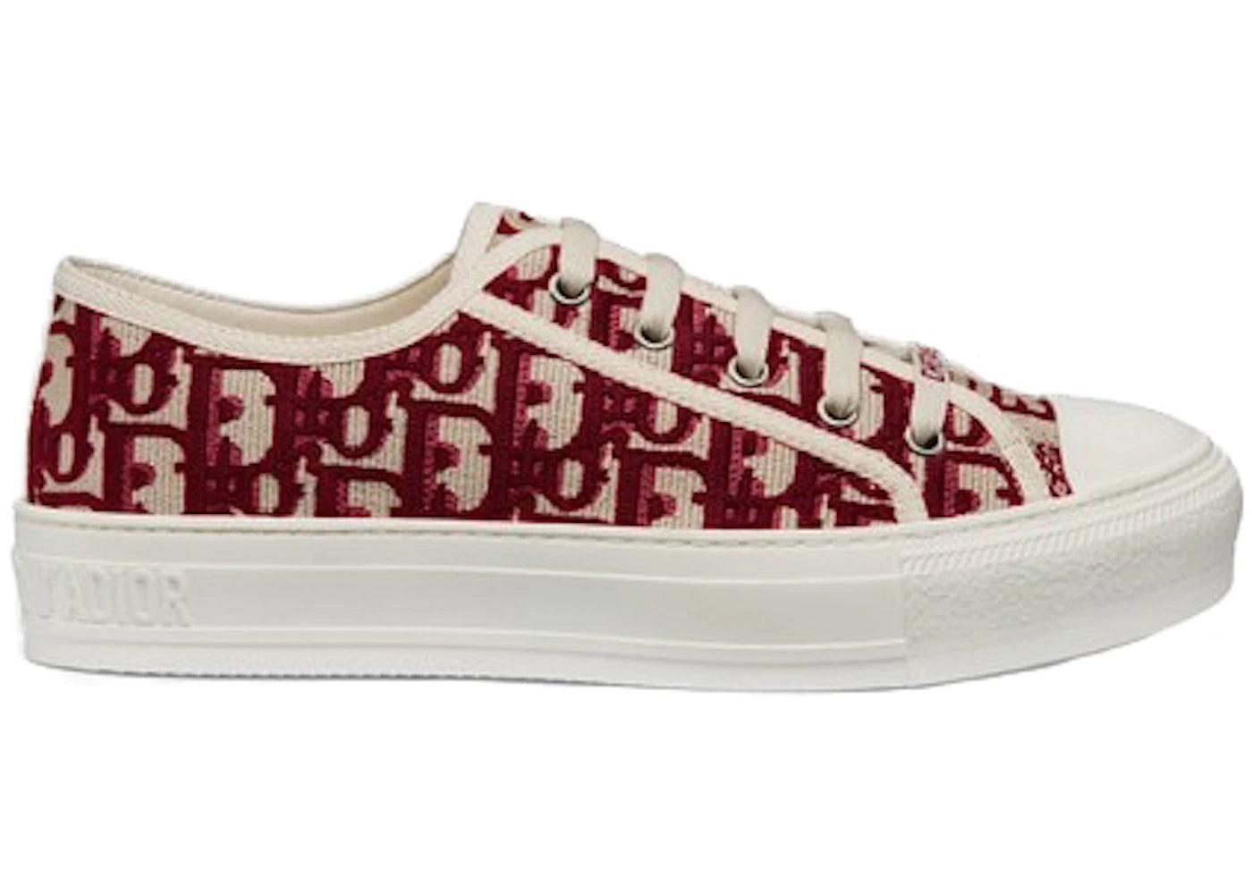 Dior Walk'N'Dior Oblique Red Canvas (Women'S)