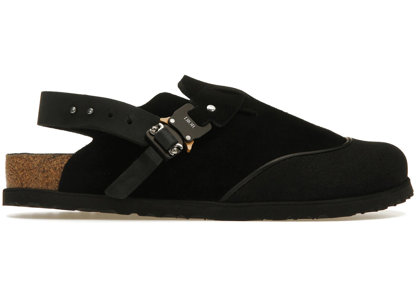 dior by birkenstock tokio mule black