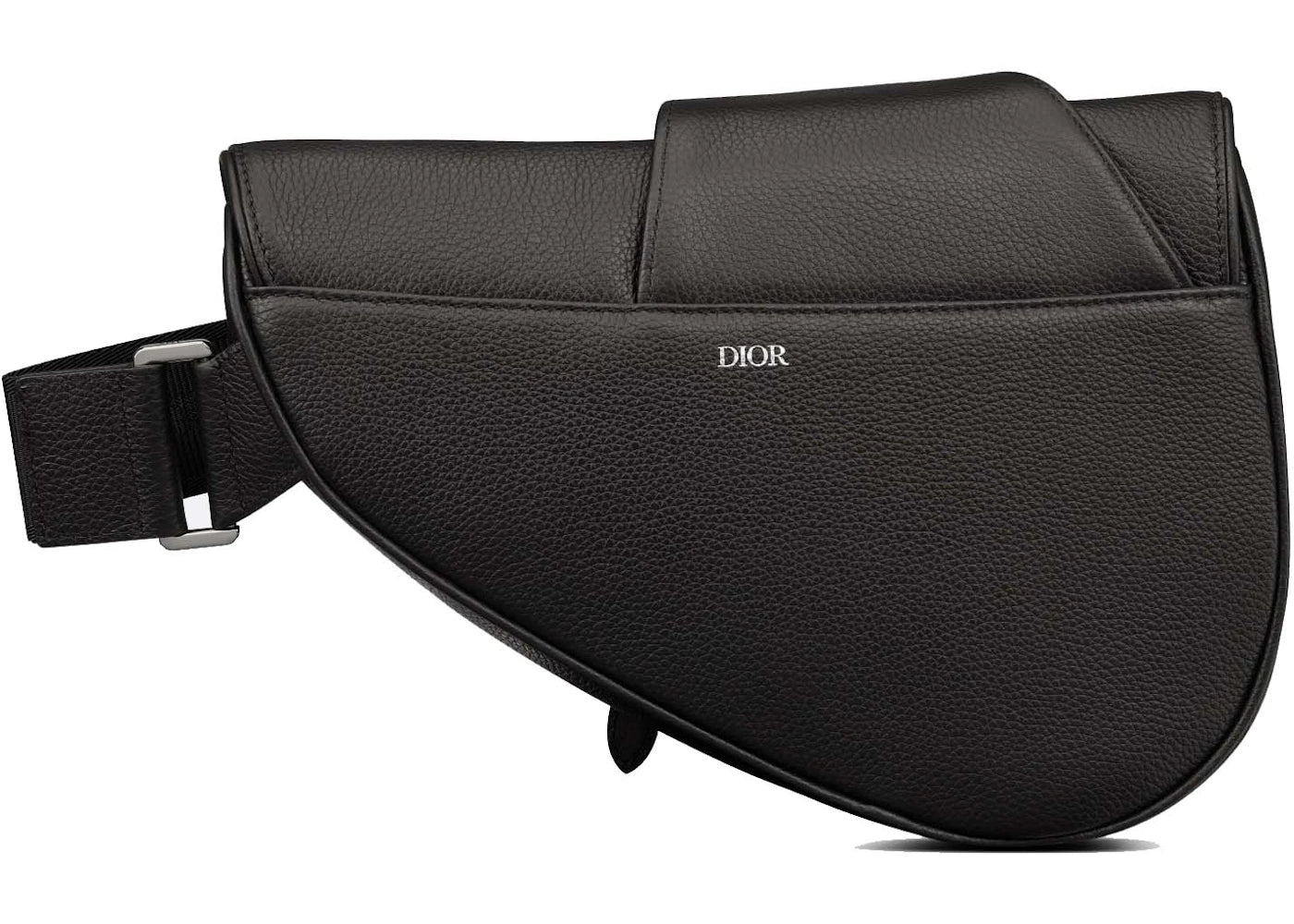 Dior X Erl Saddle Bag Black