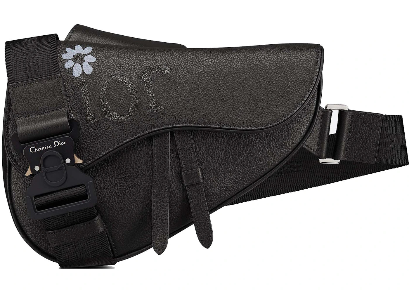 Dior X Erl Saddle Bag Black