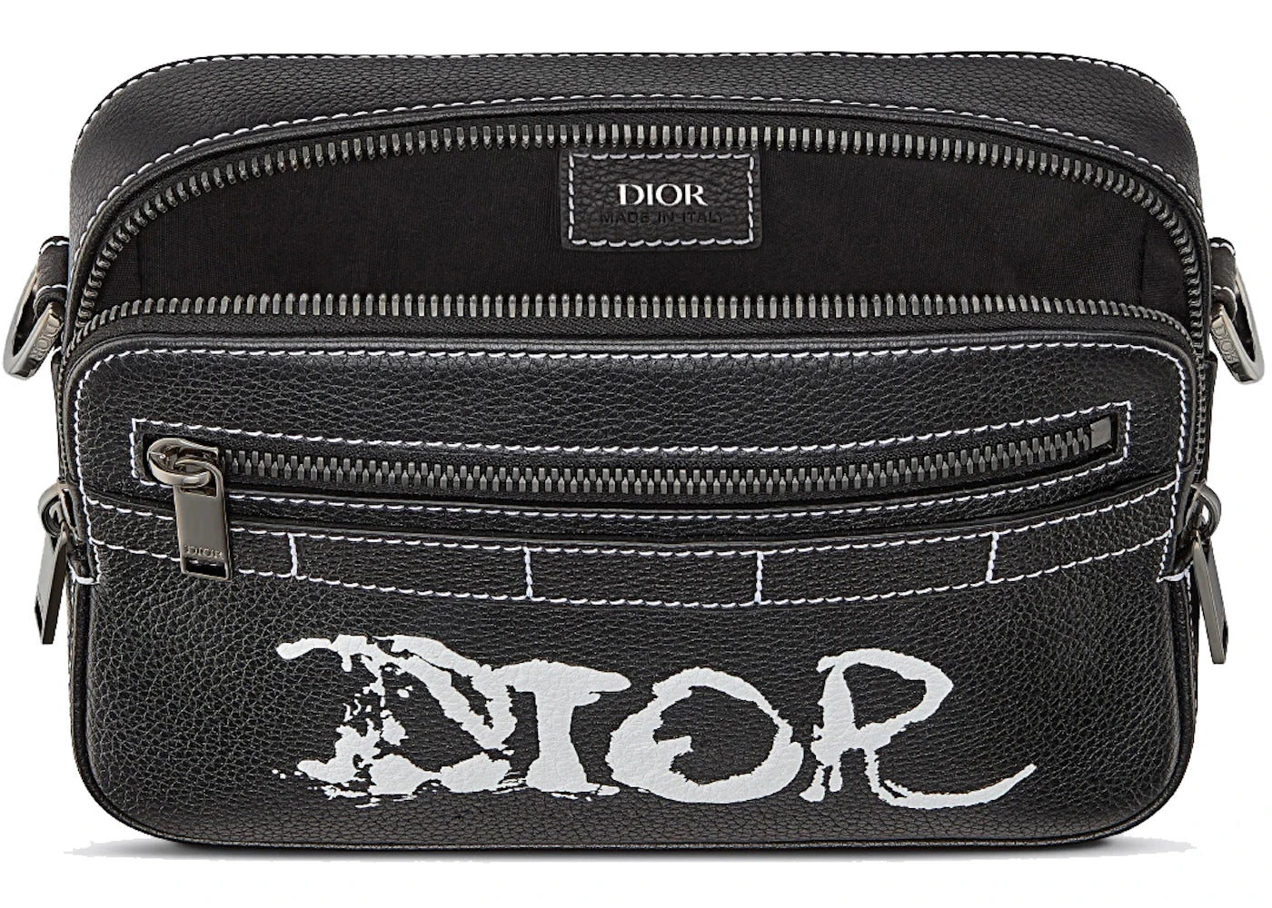 Dior X Peter Doig Safari Messenger Bag Black