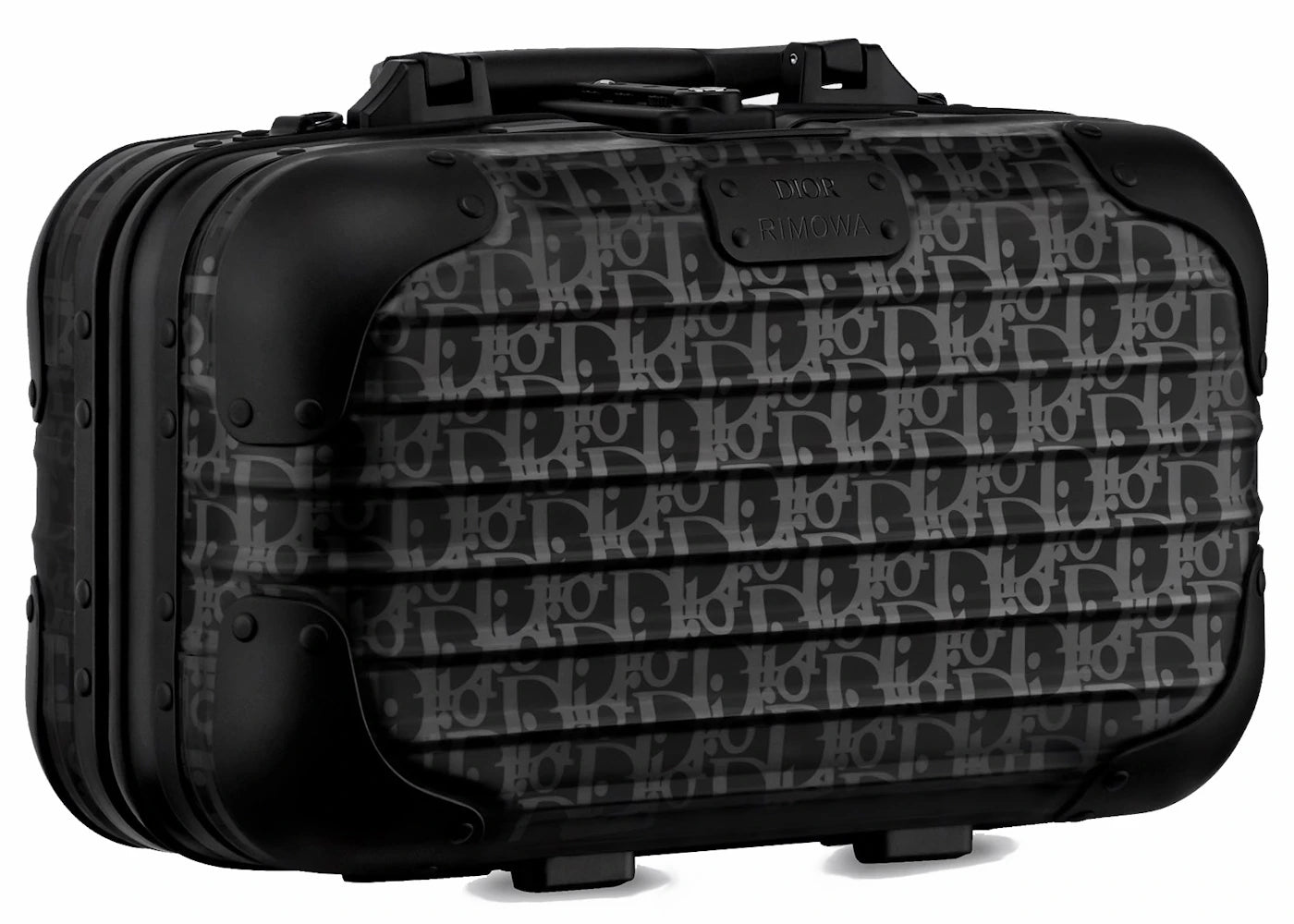 Dior X Rimowa Carry-On Case Aluminium Dior Oblique Black
