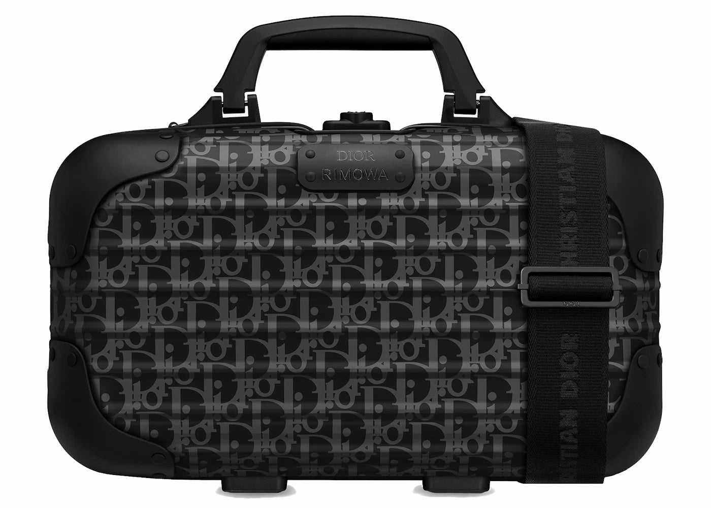 Dior X Rimowa Carry-On Case Aluminium Dior Oblique Black