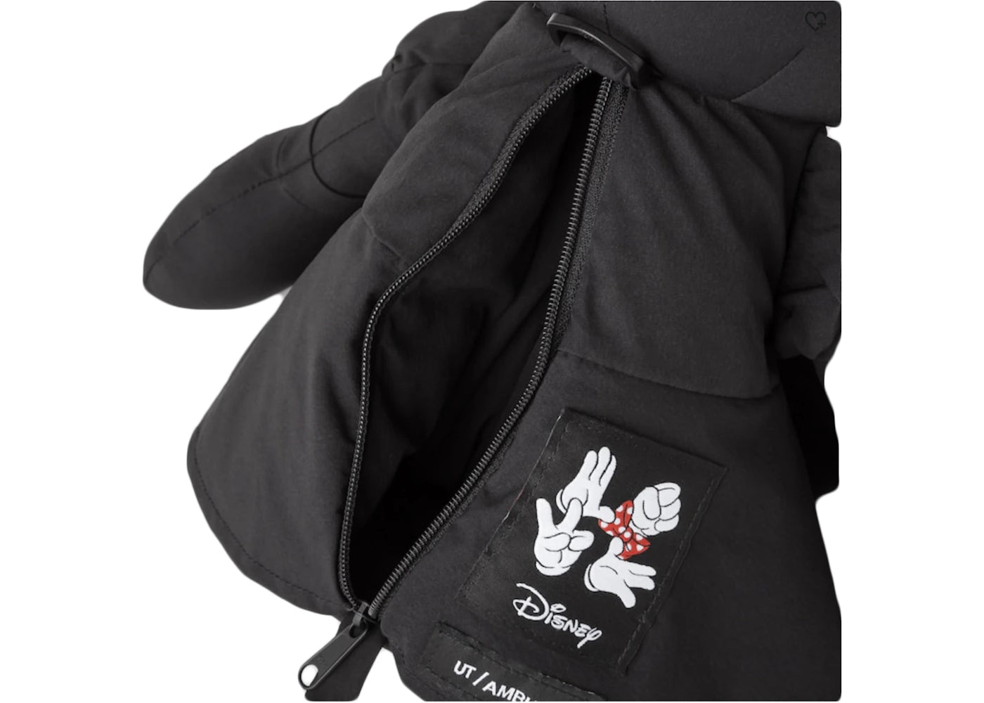 Disney X Ambush X Uniqlo 2-Way Plush Bag Black