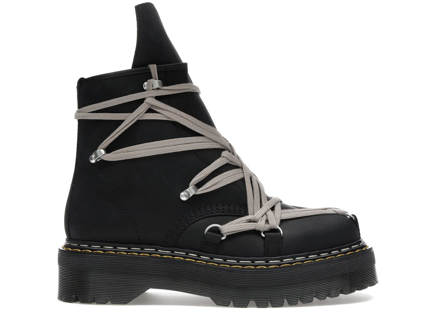 Dr. Martens 1460 Drkshdw Quad Sole Mega Lace Boot Rick Owens Black (Women'S)