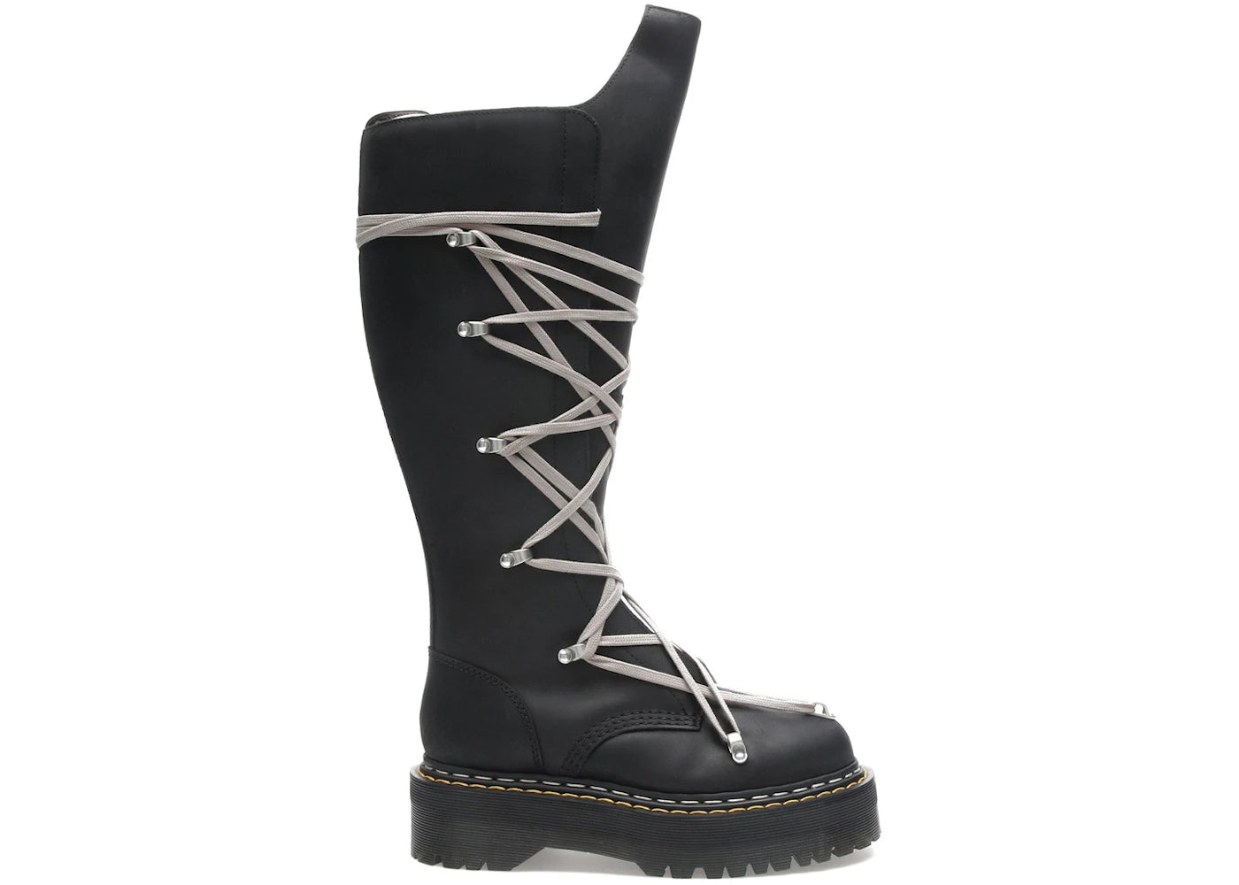 Dr. Martens 1460 Drkshdw Quad Sole Pentalace Boot Rick Owens Black (Women'S)