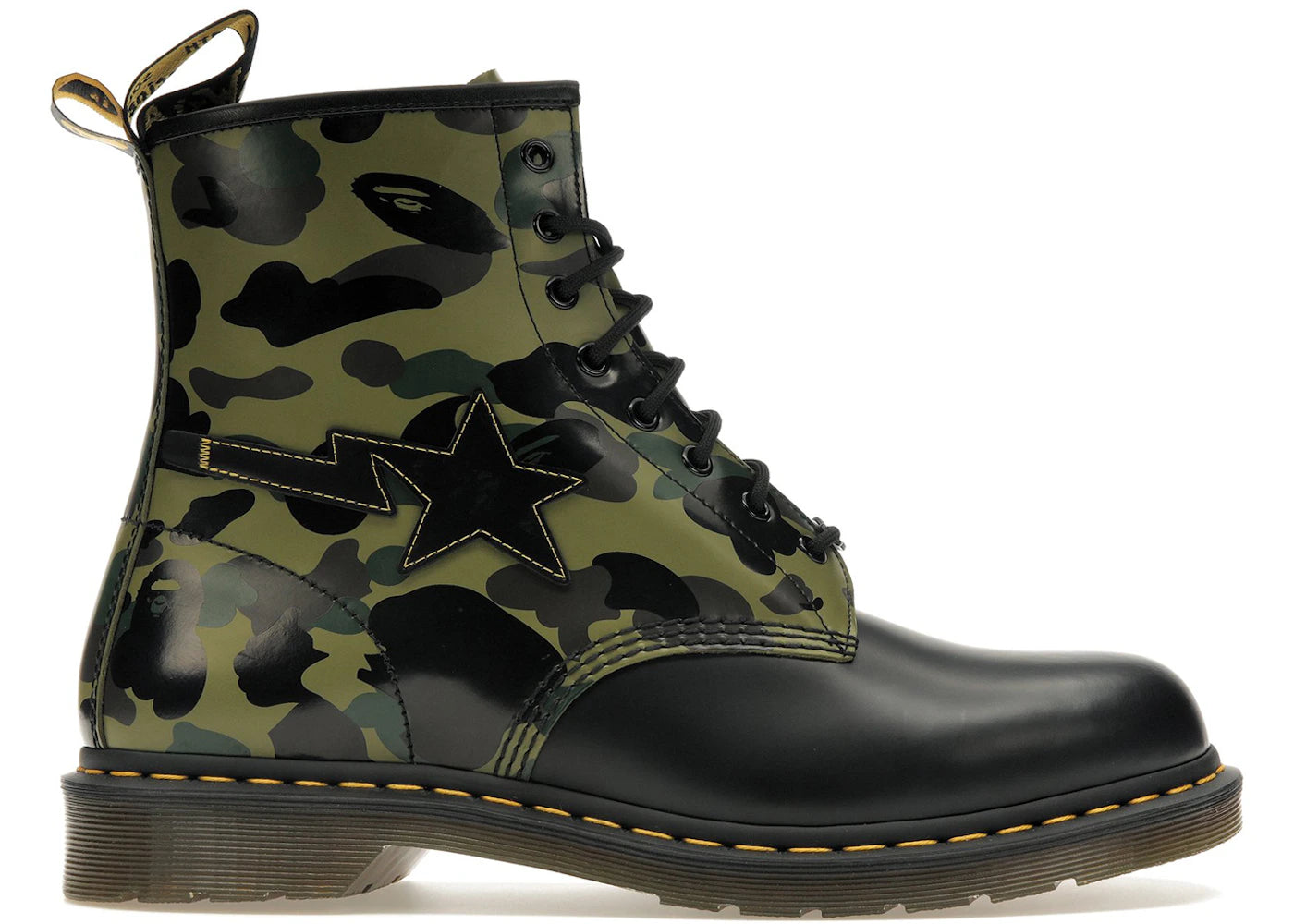 dr. martens 1460 zip a bathing ape