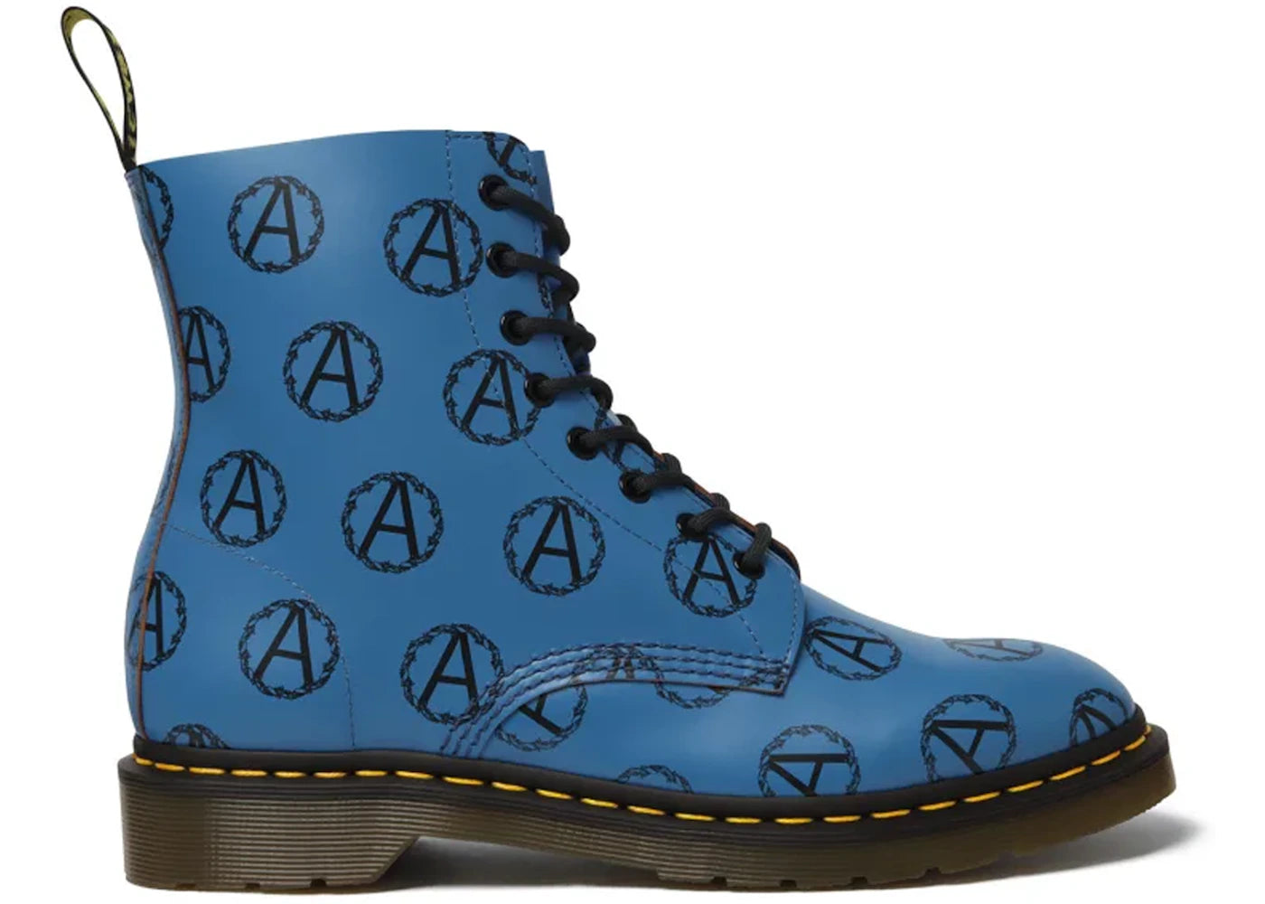 dr. martens 8-eye supreme x undercover anarchy blue