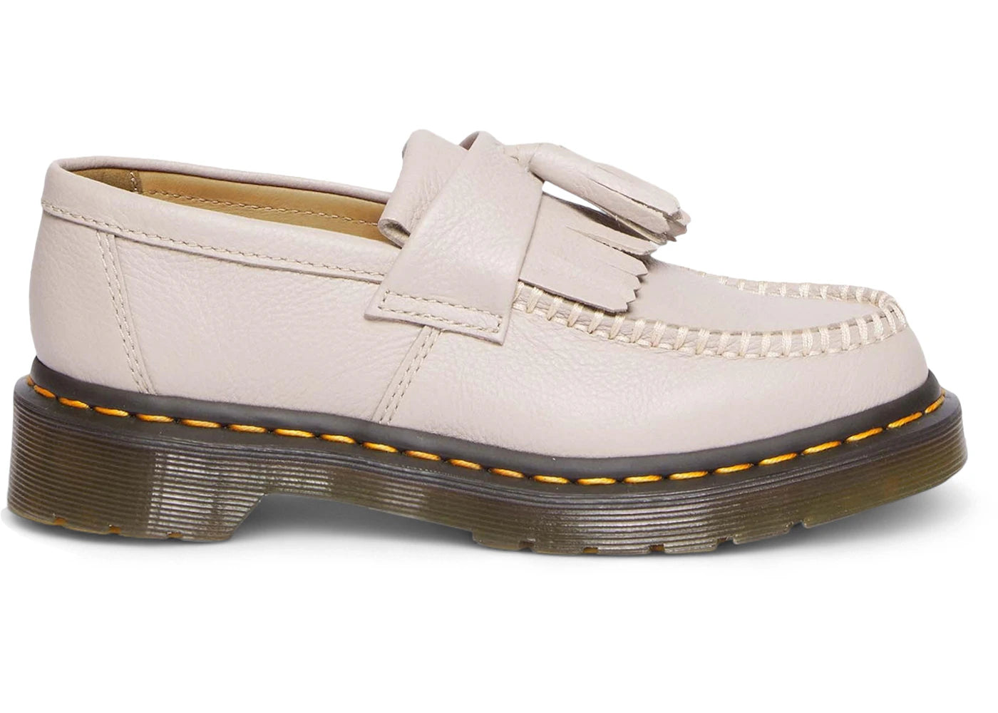 Dr. Martens Adrian Leather Tassel Loafers Vintage Taupe Virginia (Women'S)