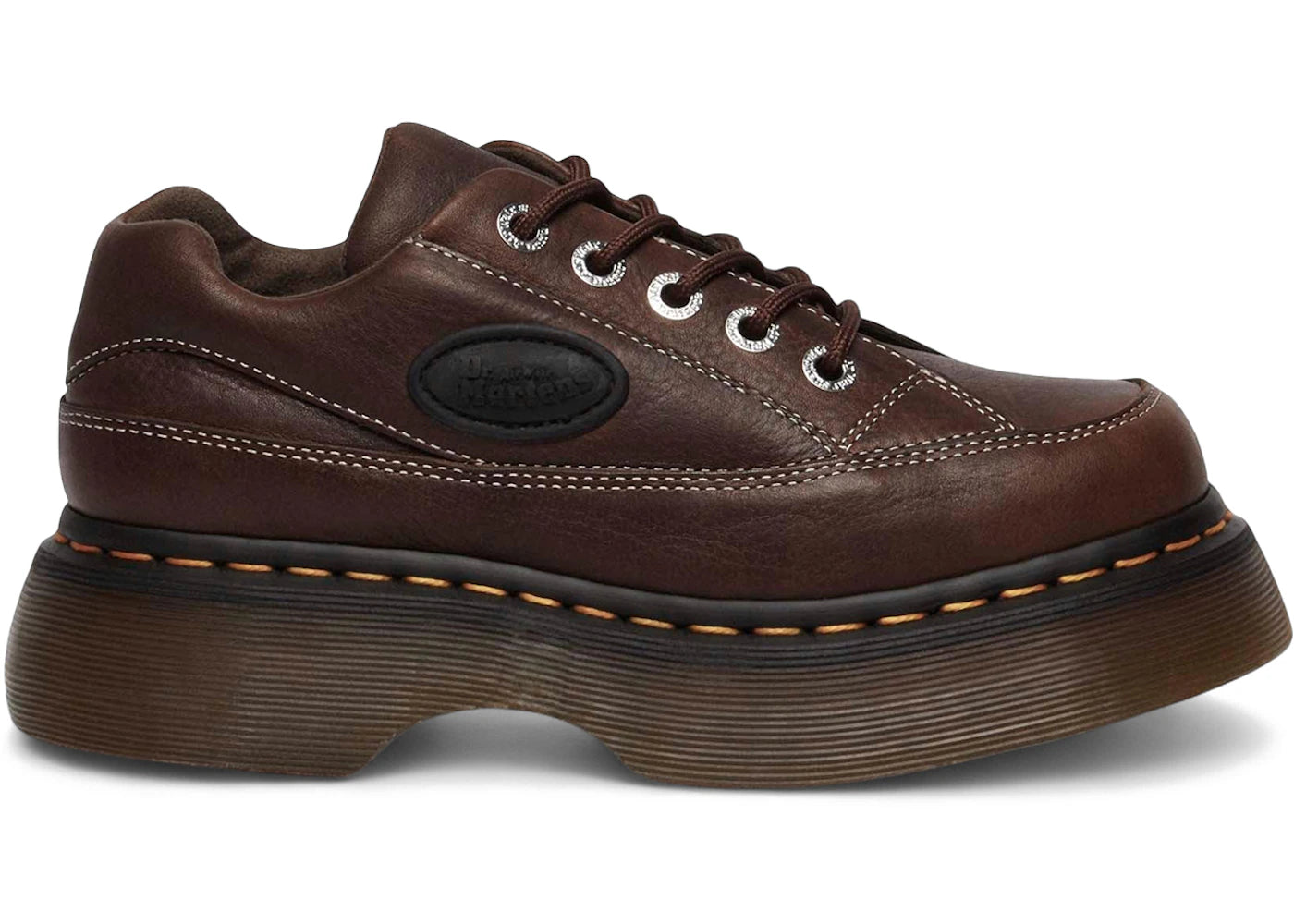 Dr. Martens Buzz 5-Eye Grizzly Dark Brown (Women'S)