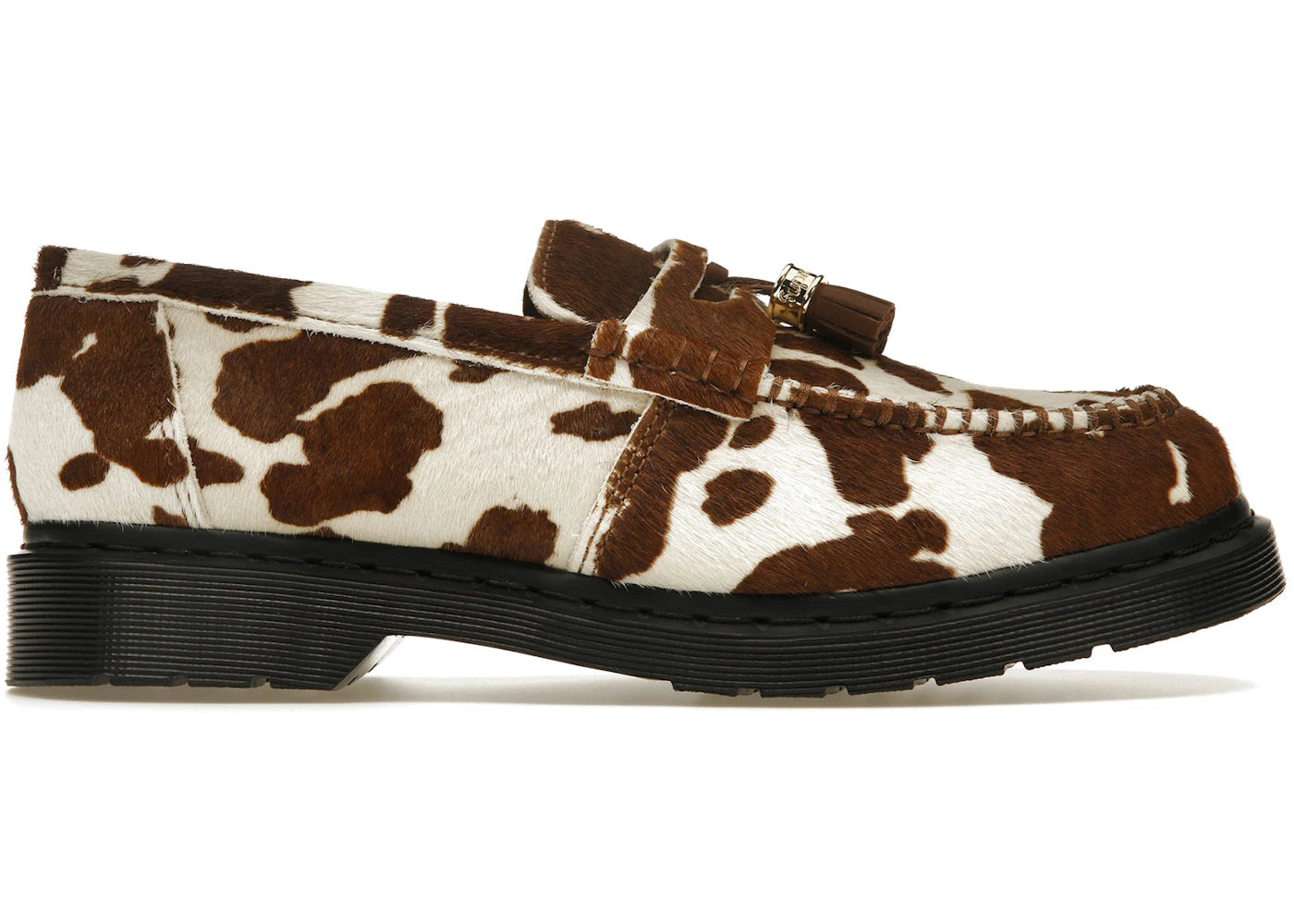 dr. martens penton tassel loafer supreme cow print