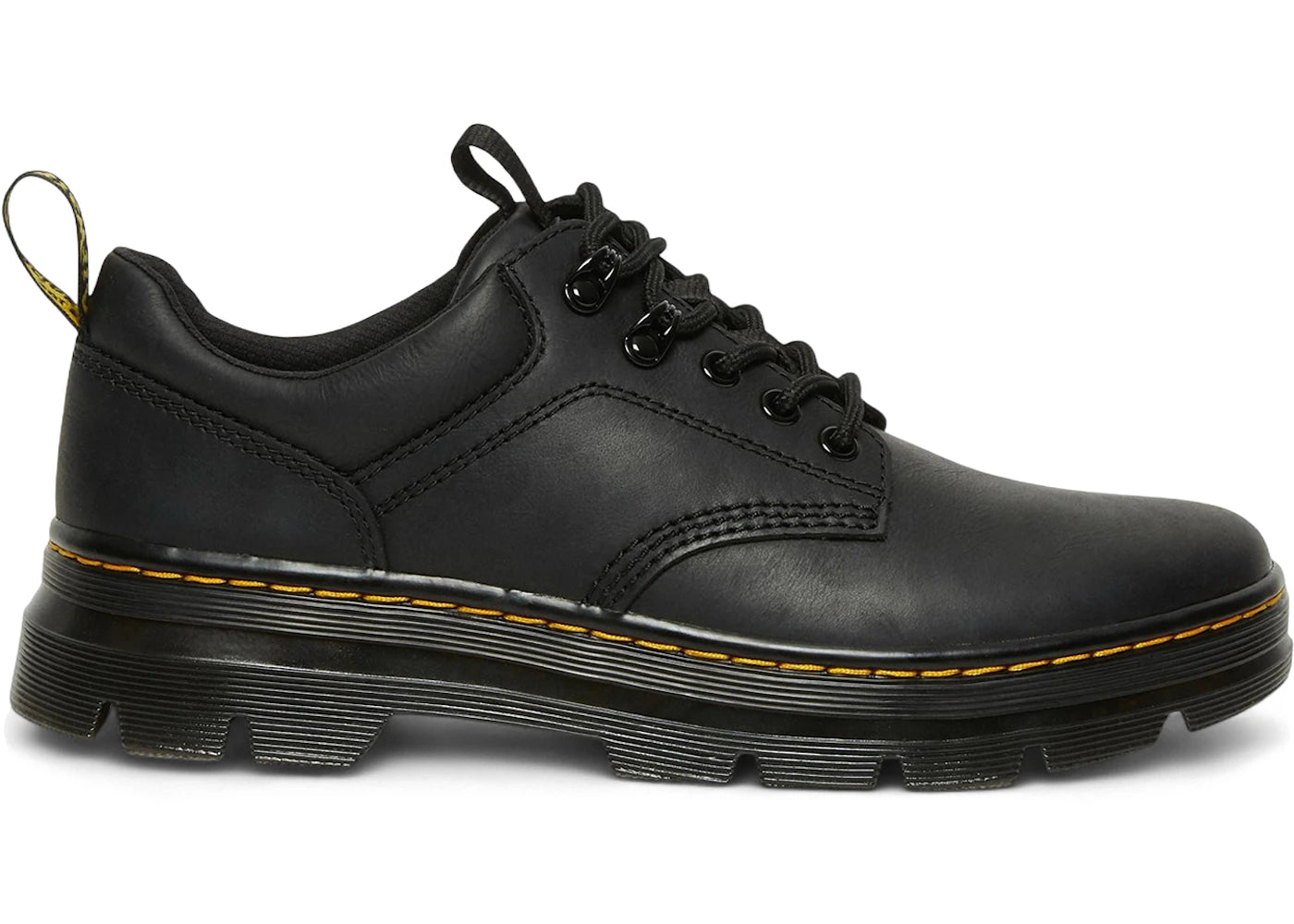 Dr. Martens Reeder Wyoming Leather Utility Shoes Black