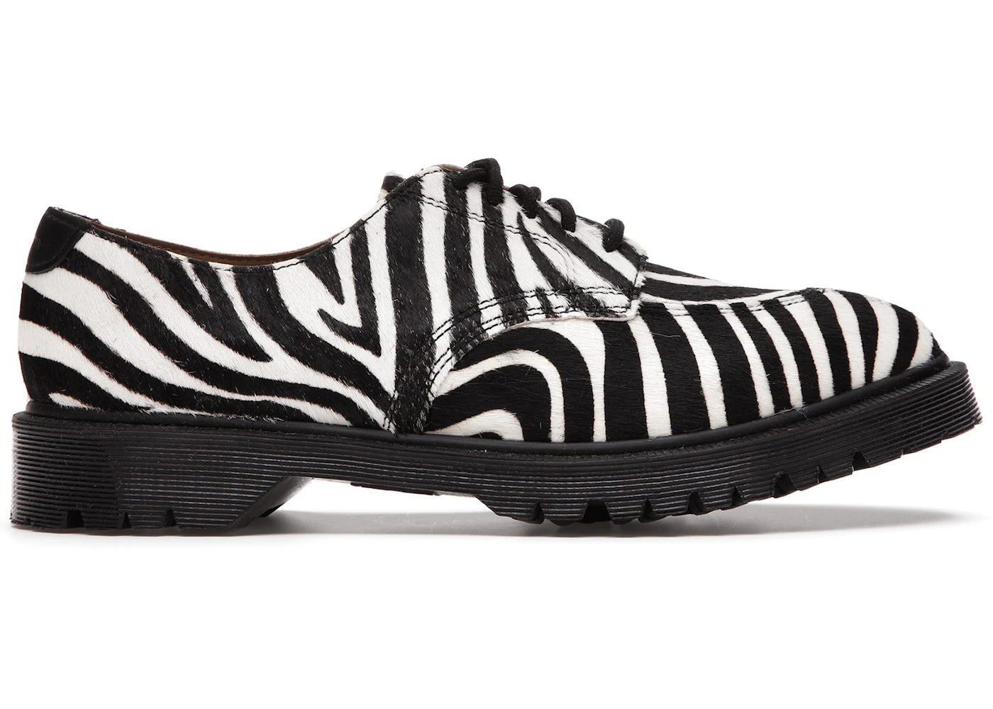 dr. martens split toe 5 eye supreme zebra