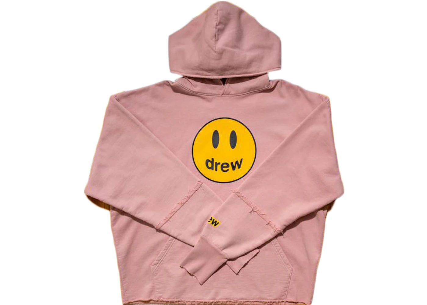 drew house mascot deconstructed hoodie dusty rose