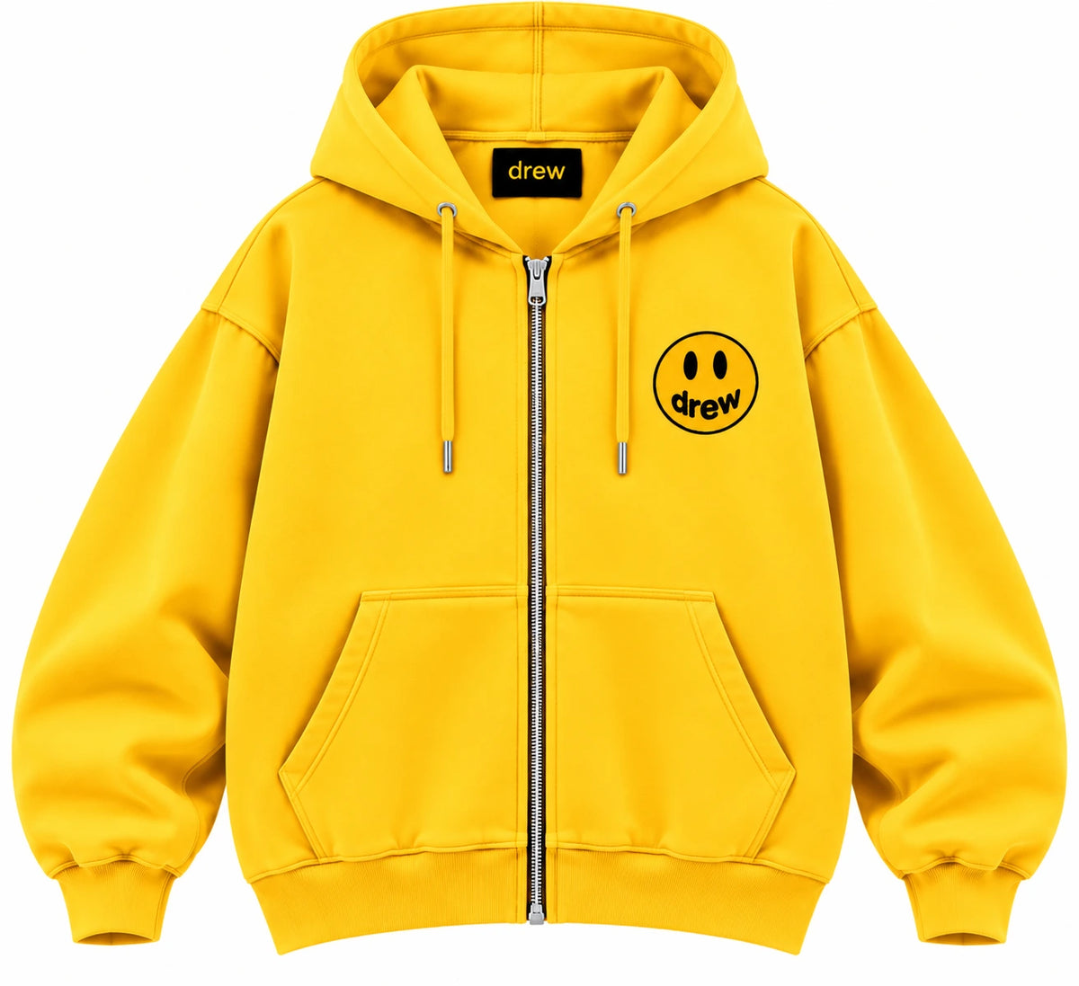 Drew House Mascot Zip Hoodie Yellow