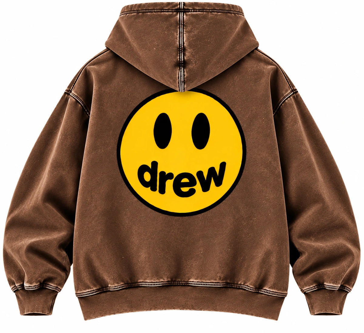 Drew House Vintage Wash Hoodie Brown