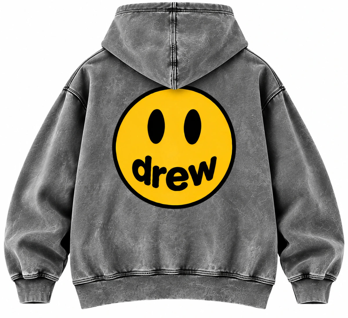 Drew House Vintage Wash Hoodie Grey