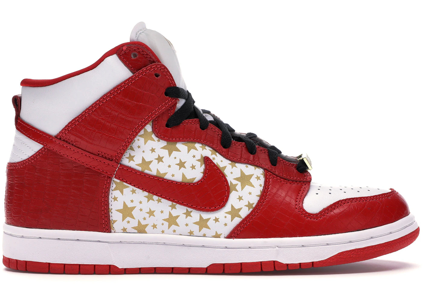 nike dunk high pro sb supreme red stars