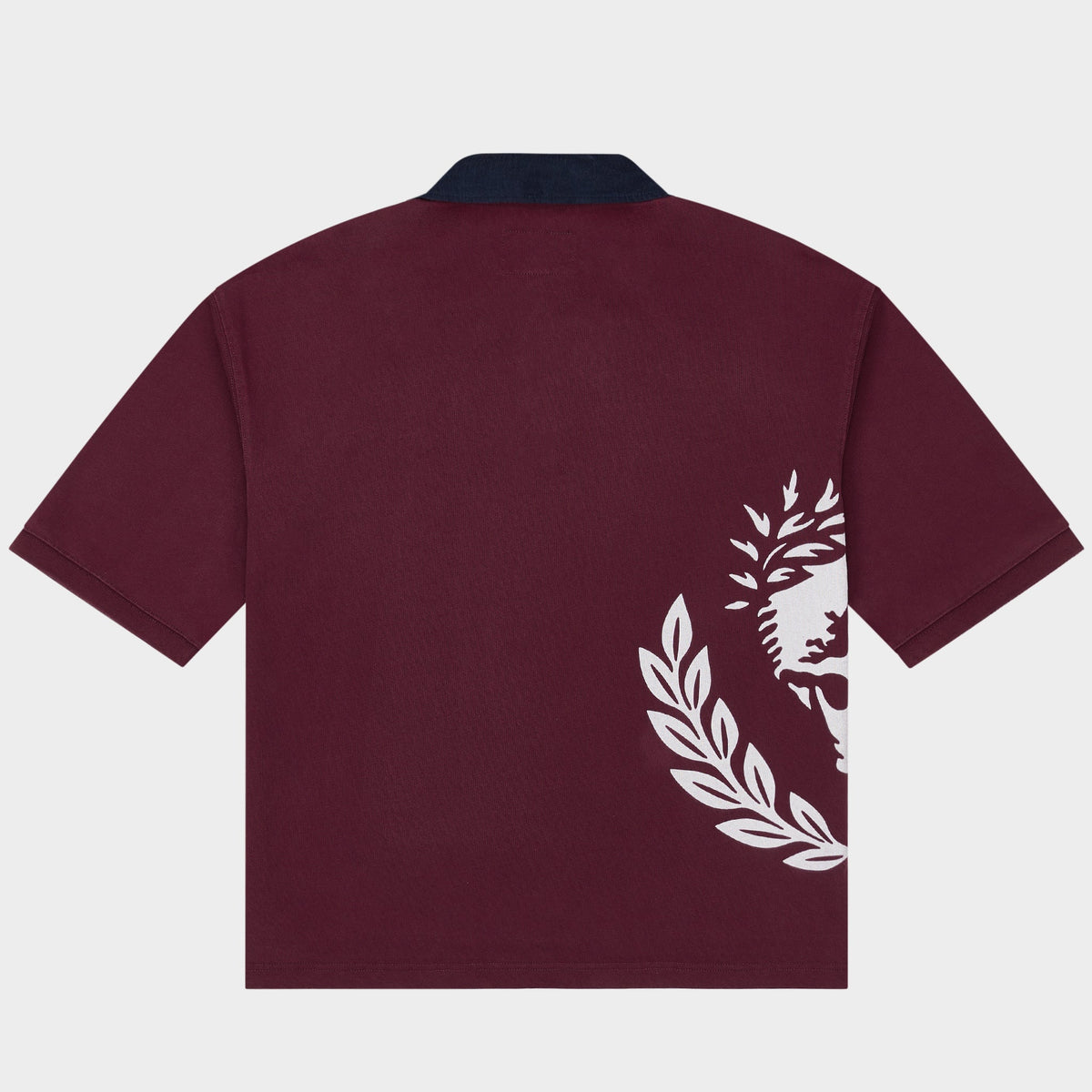 Godspeed Victor Oversized Crest Polo (Burgundy / Navy)