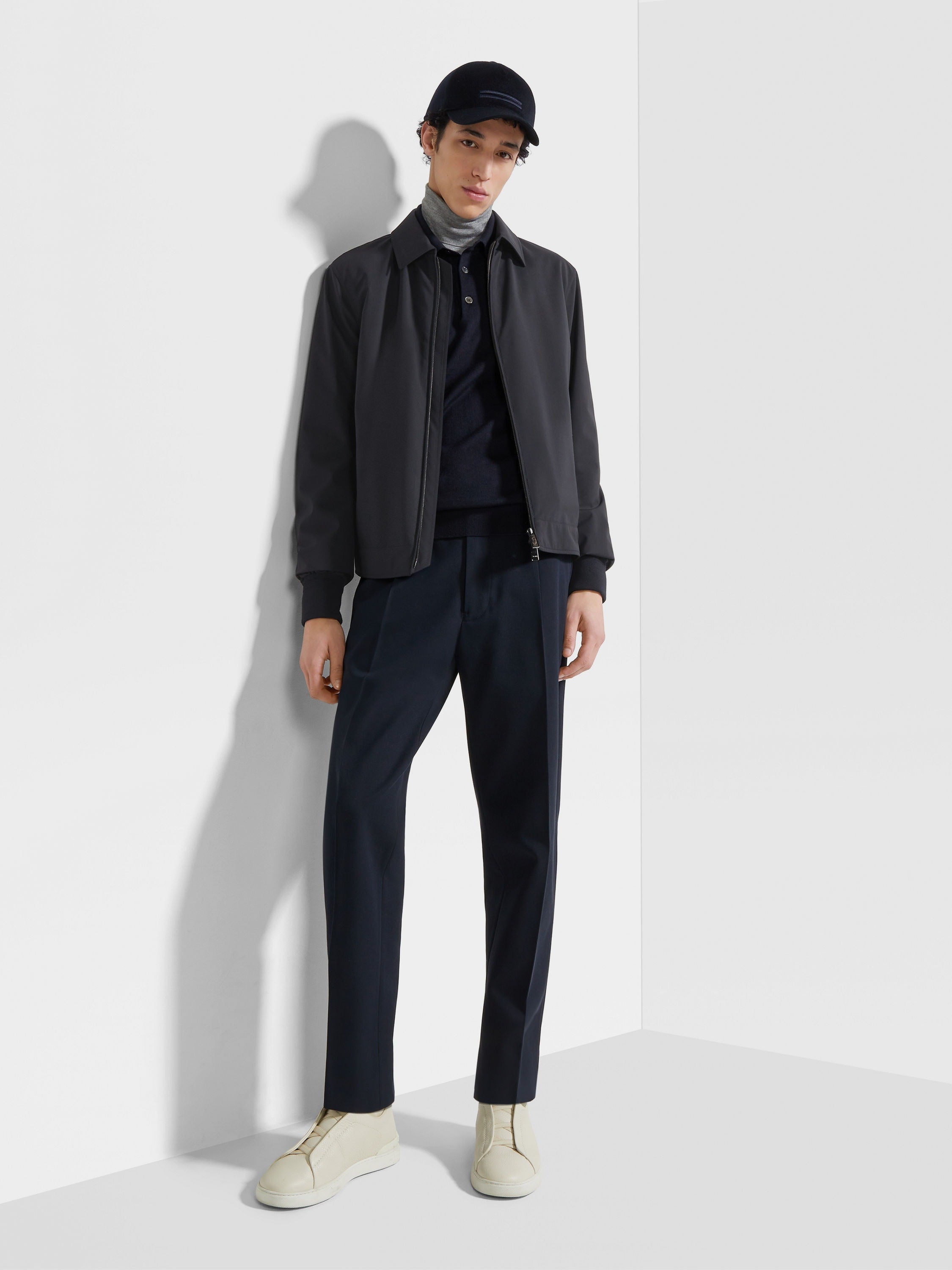 Zegna Trofeo Elements Wool Padded Zip-Up Blouson