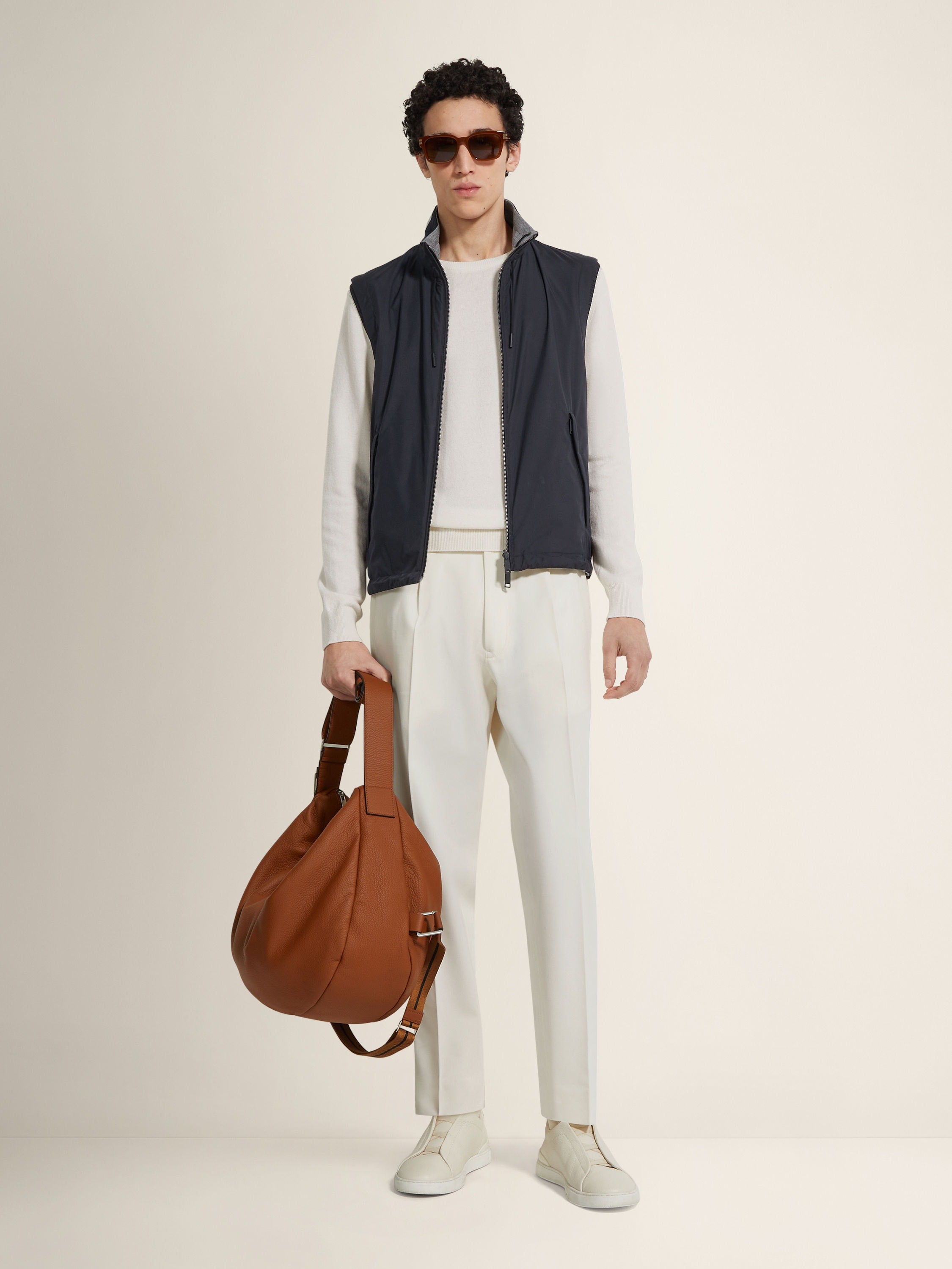 Zegna Microfiber Reversible Brezza Vest
