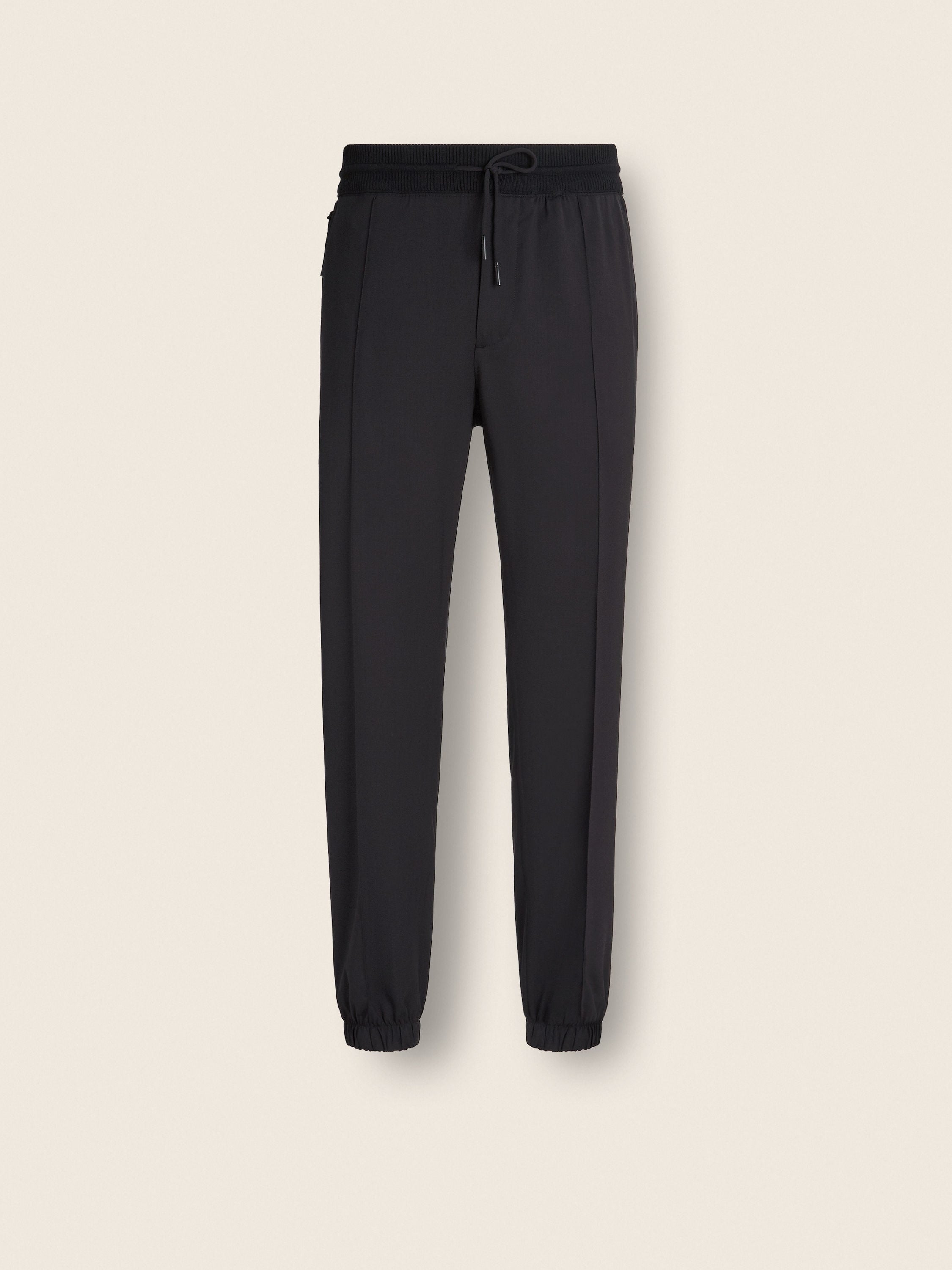 Zegna Black High Performance Wool Joggers