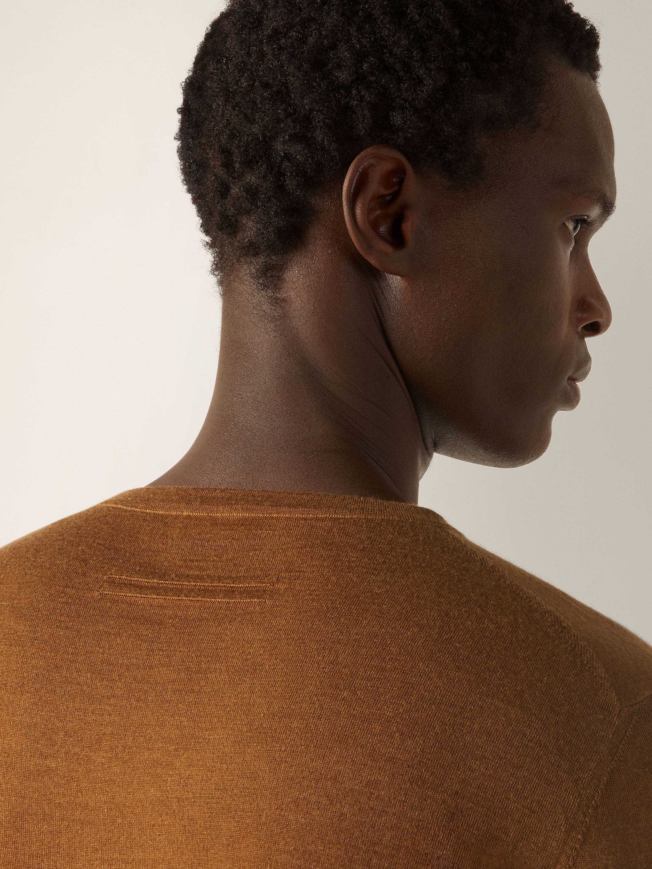 Zegna Dark Foliage Mlange Cashseta Crewneck