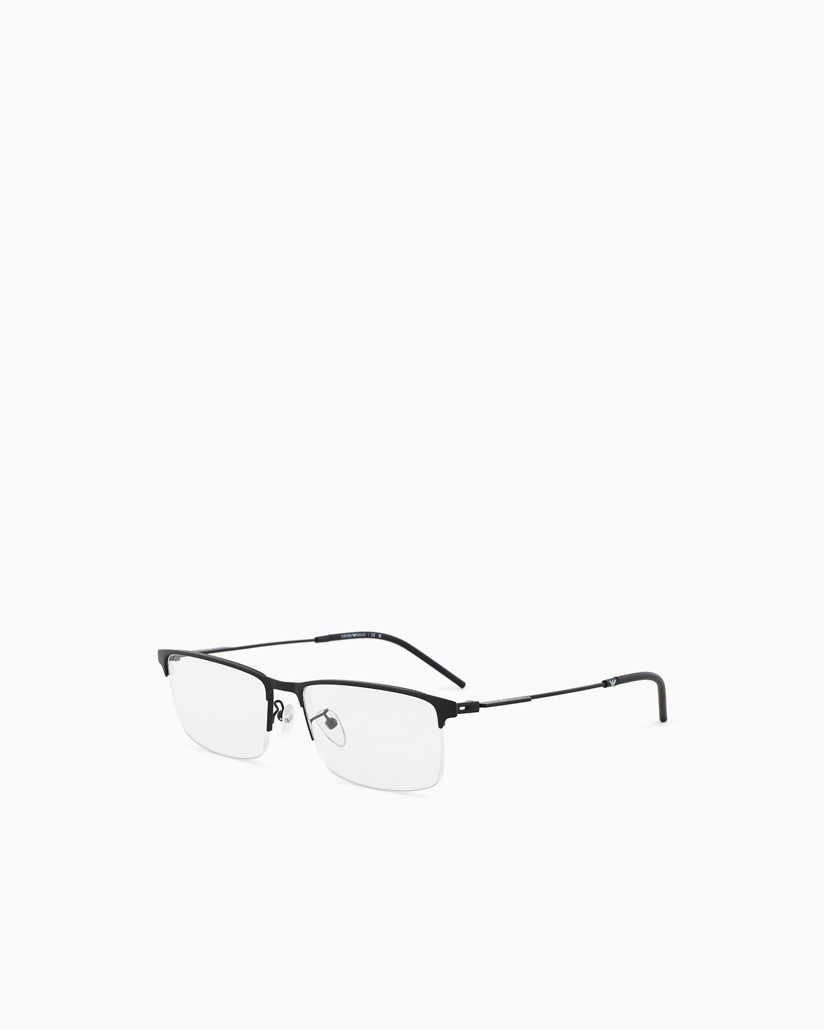 Emporio Armani Men’s Asian-fit rectangular frame