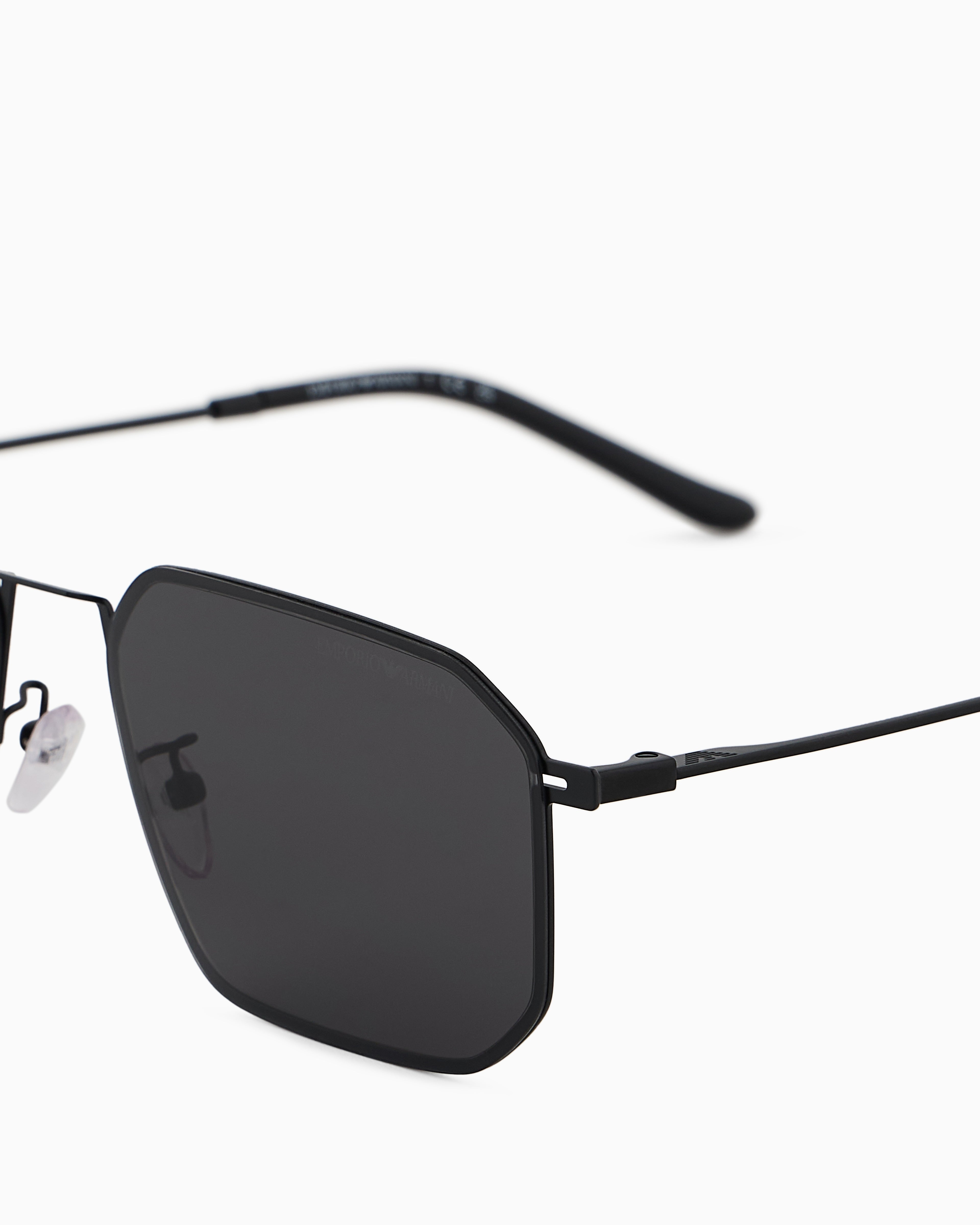 Emporio Armani Men’s irregular-shaped Asian fit sunglasses