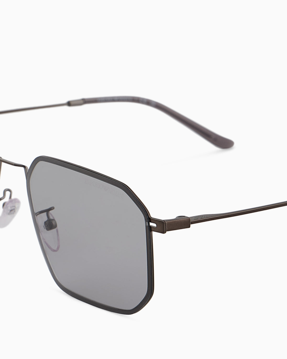Emporio Armani Men’s irregular-shaped Asian fit sunglasses