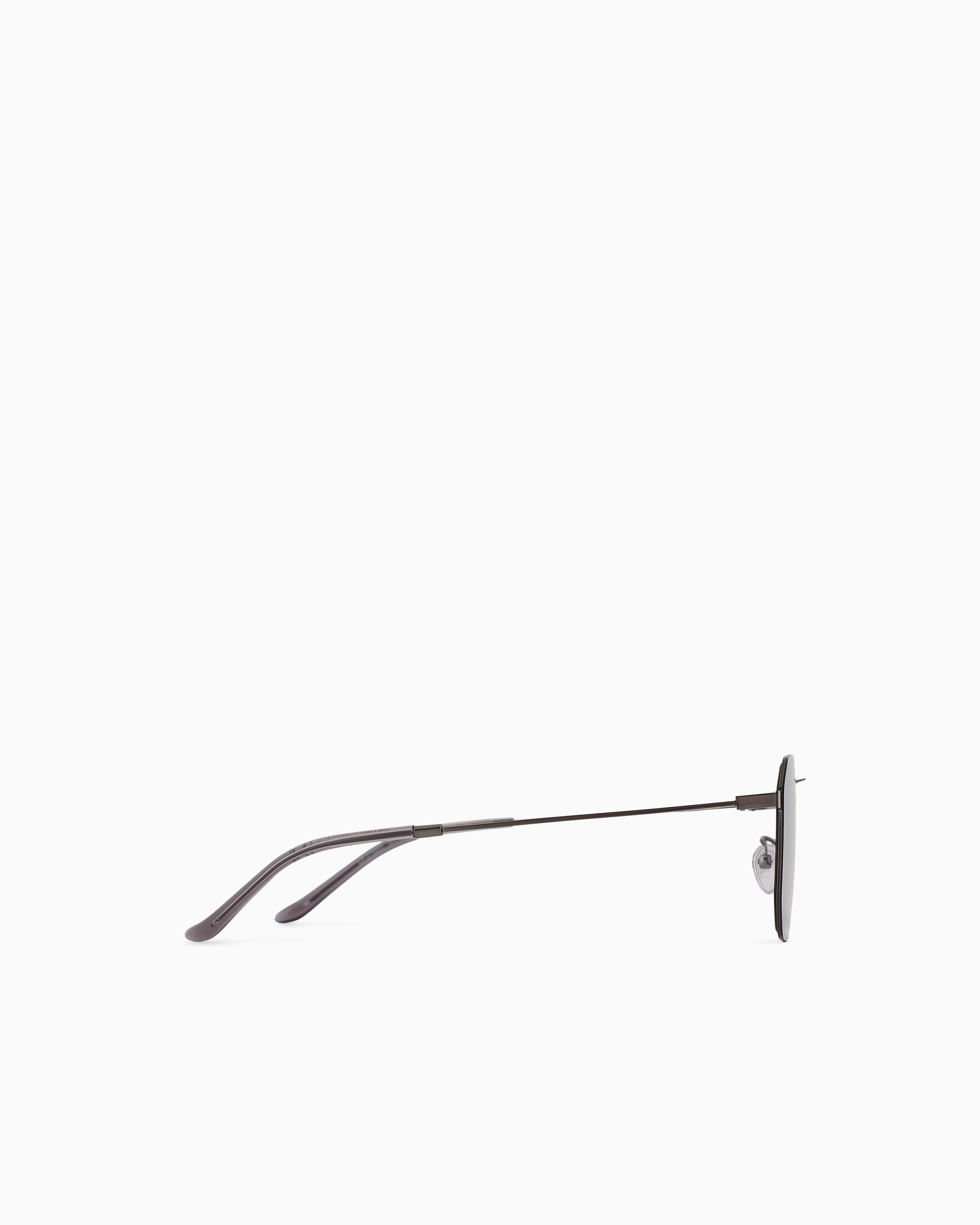 Emporio Armani Men’s irregular-shaped Asian fit sunglasses