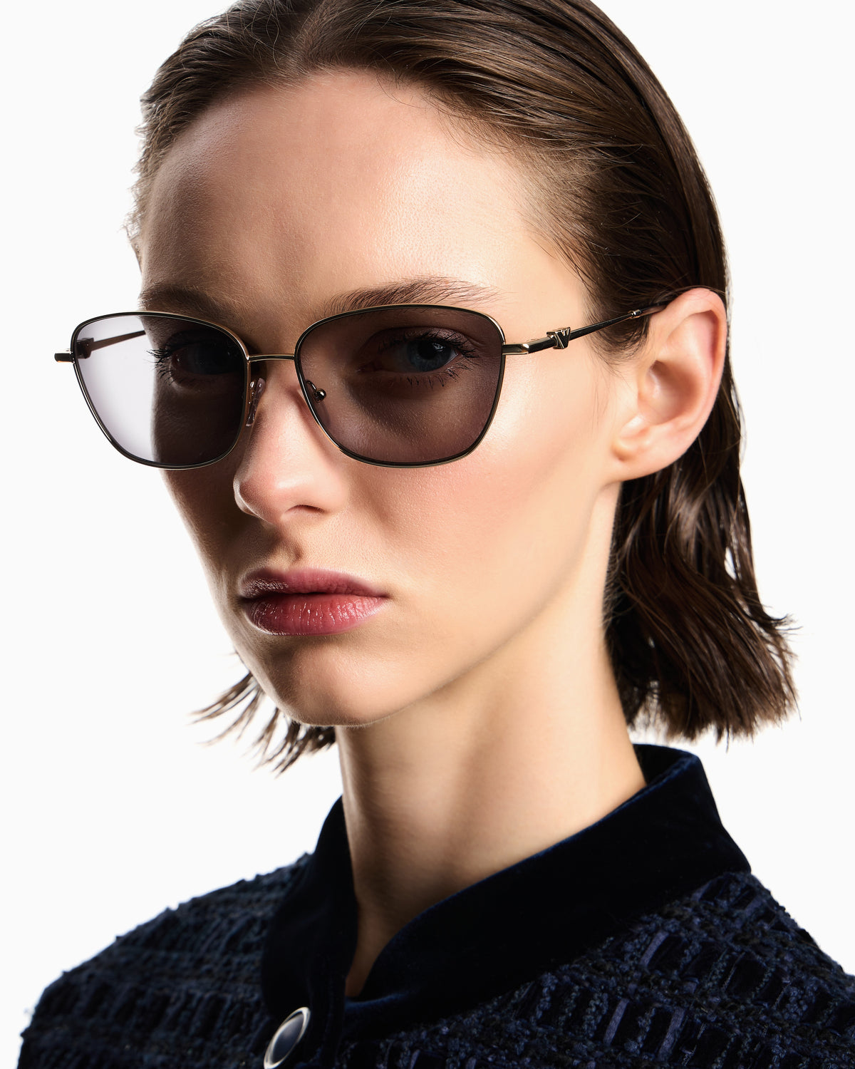 Emporio Armani Women’s irregular-shaped sunglasses