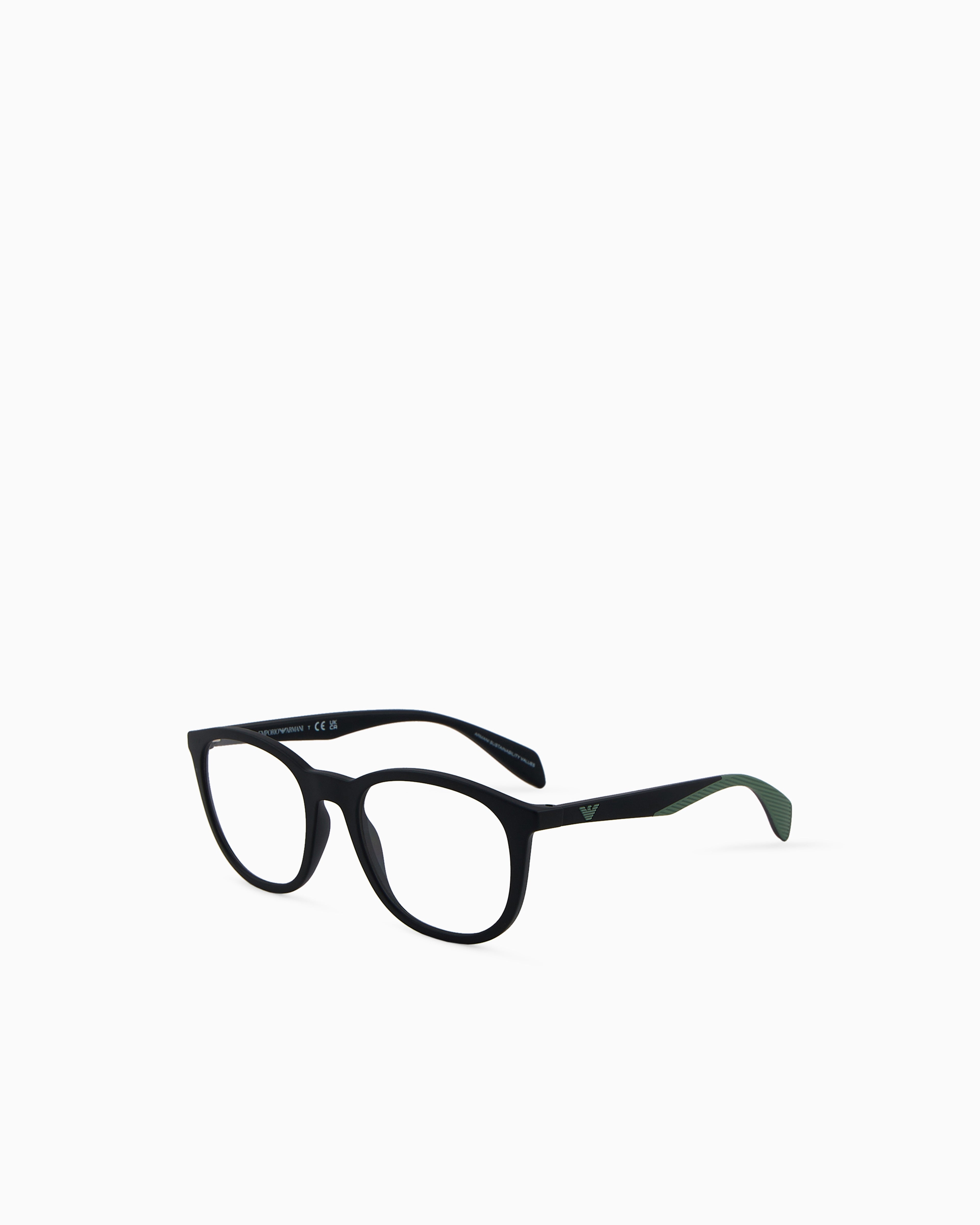 Emporio Armani Men’s panto sunglasses with interchangeable lenses