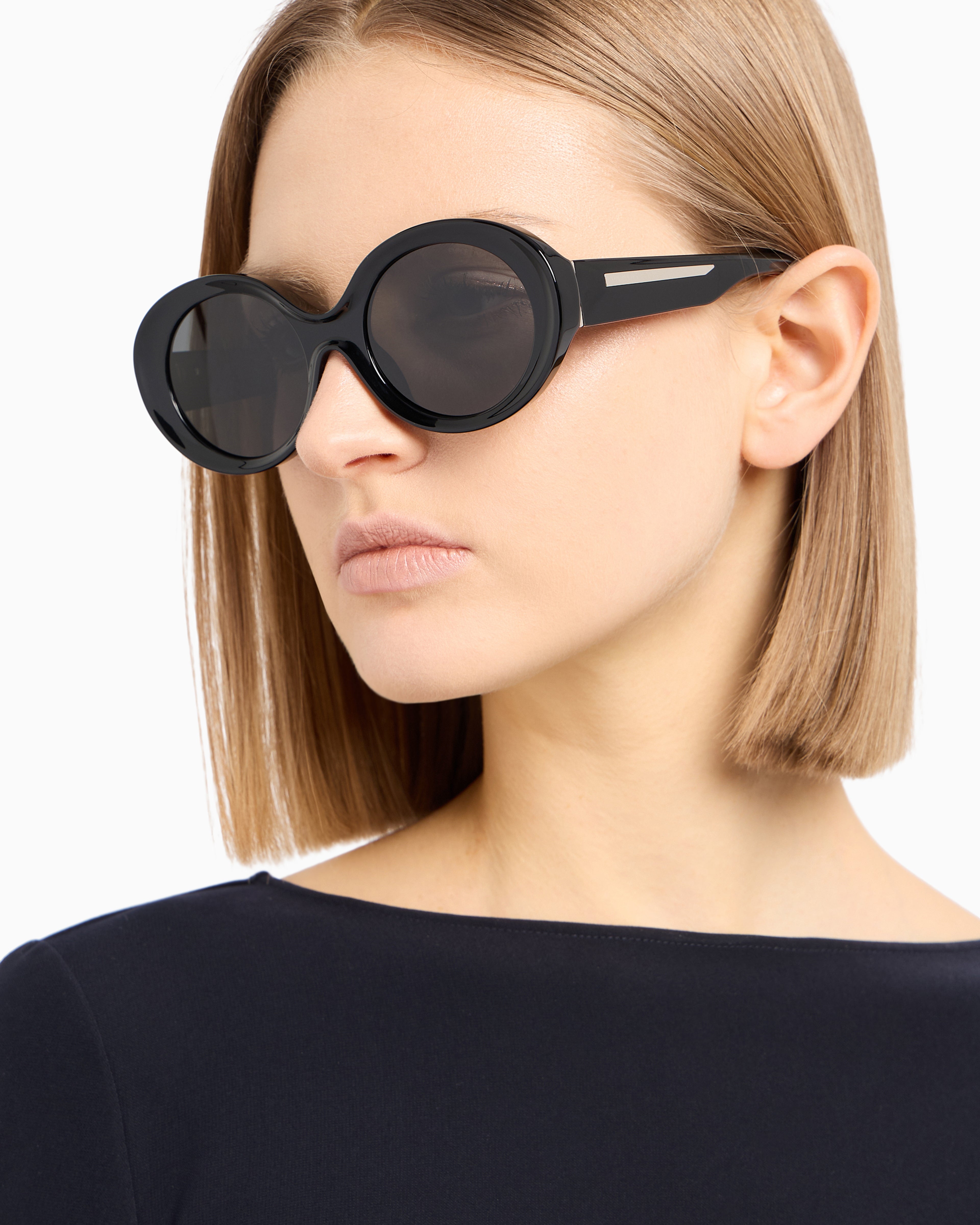 Emporio Armani Women’s oval sunglasses