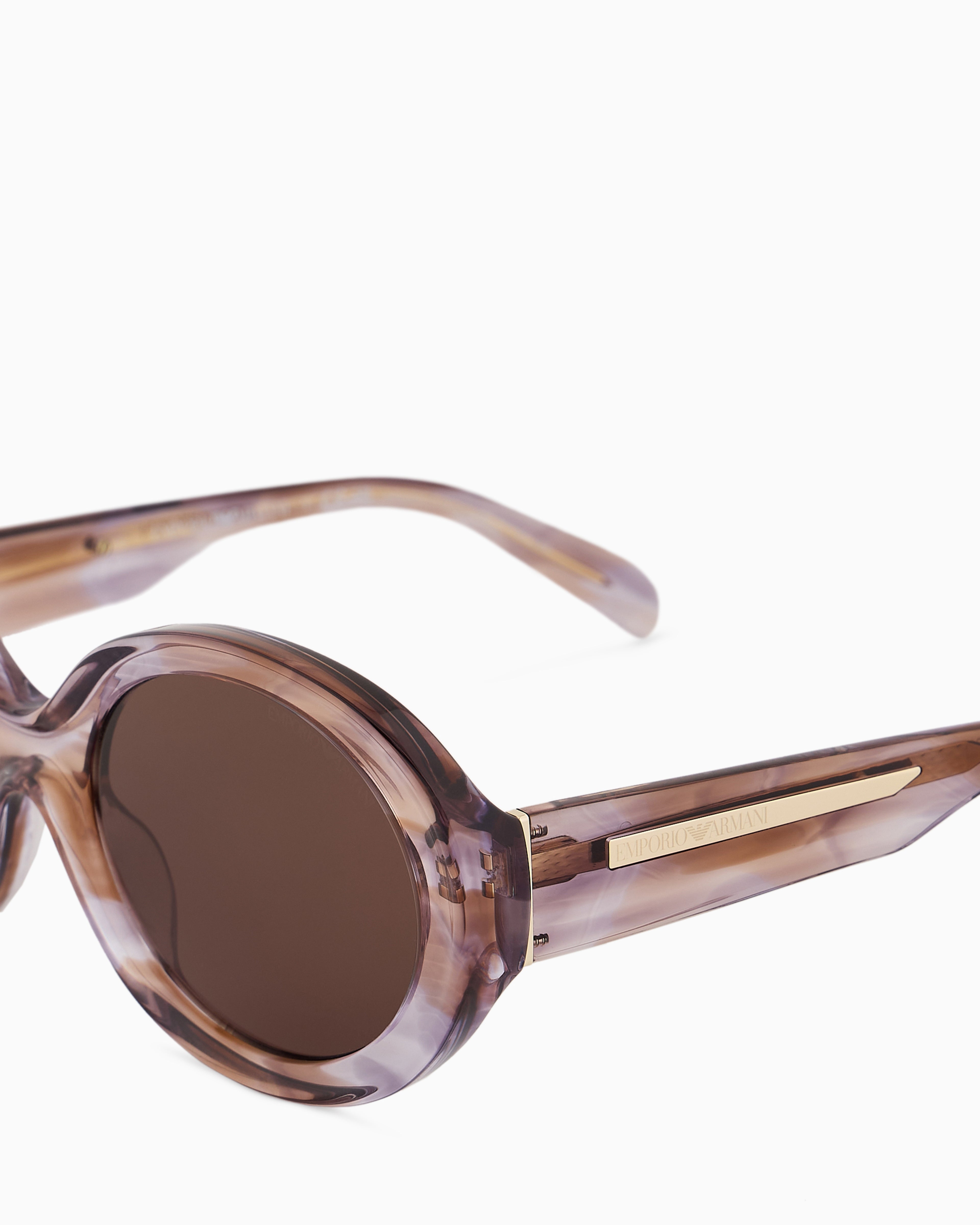 Emporio Armani Women’s oval sunglasses
